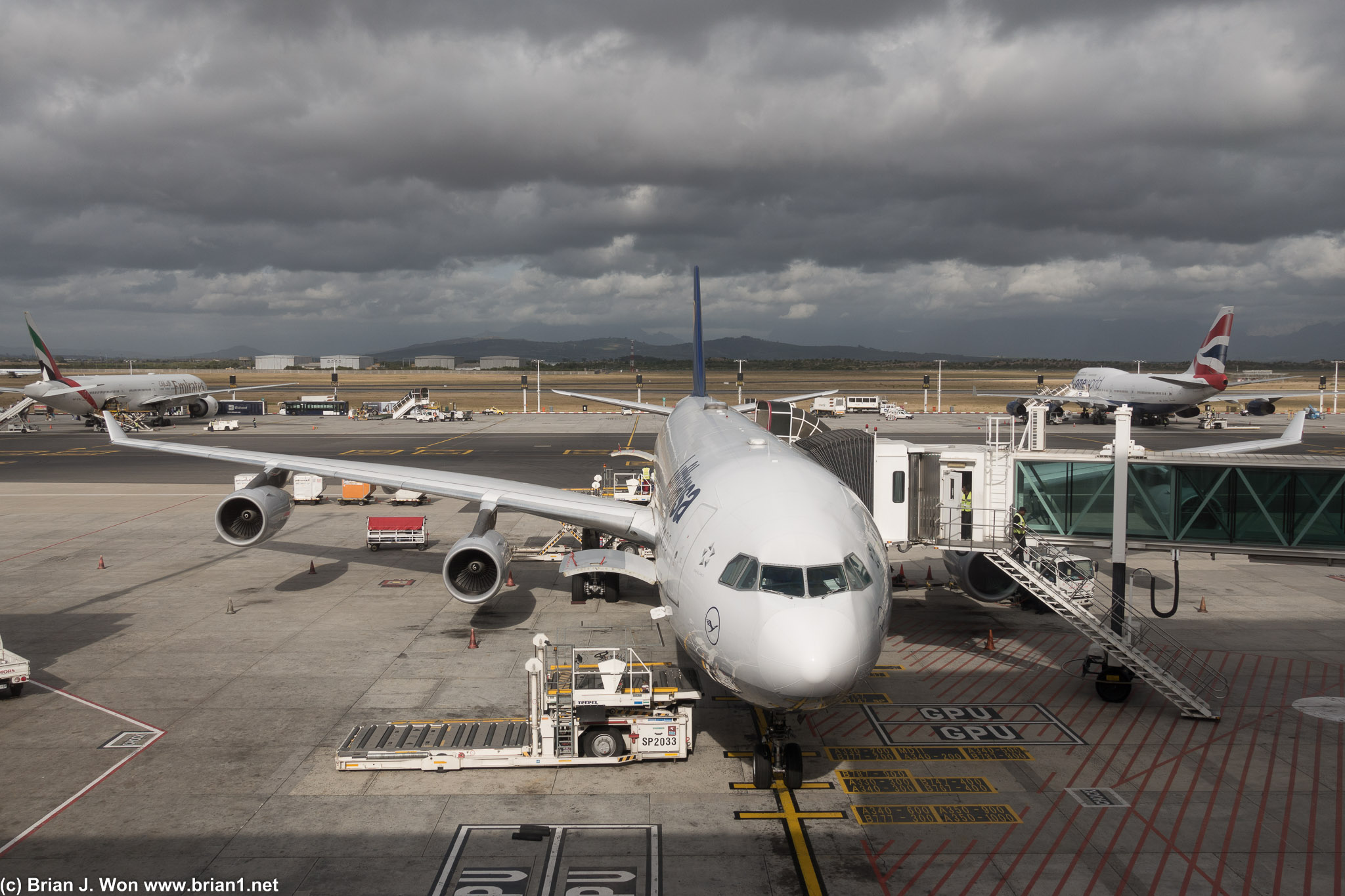 Today's ride: Lufthansa A340-300 "Herne."