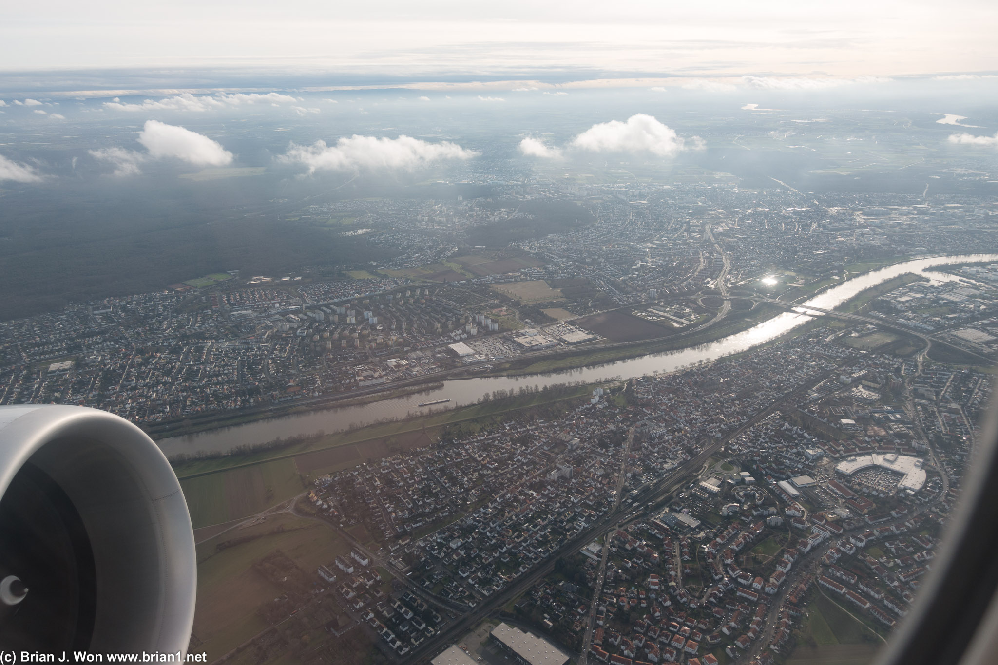 Taking off from FRA.