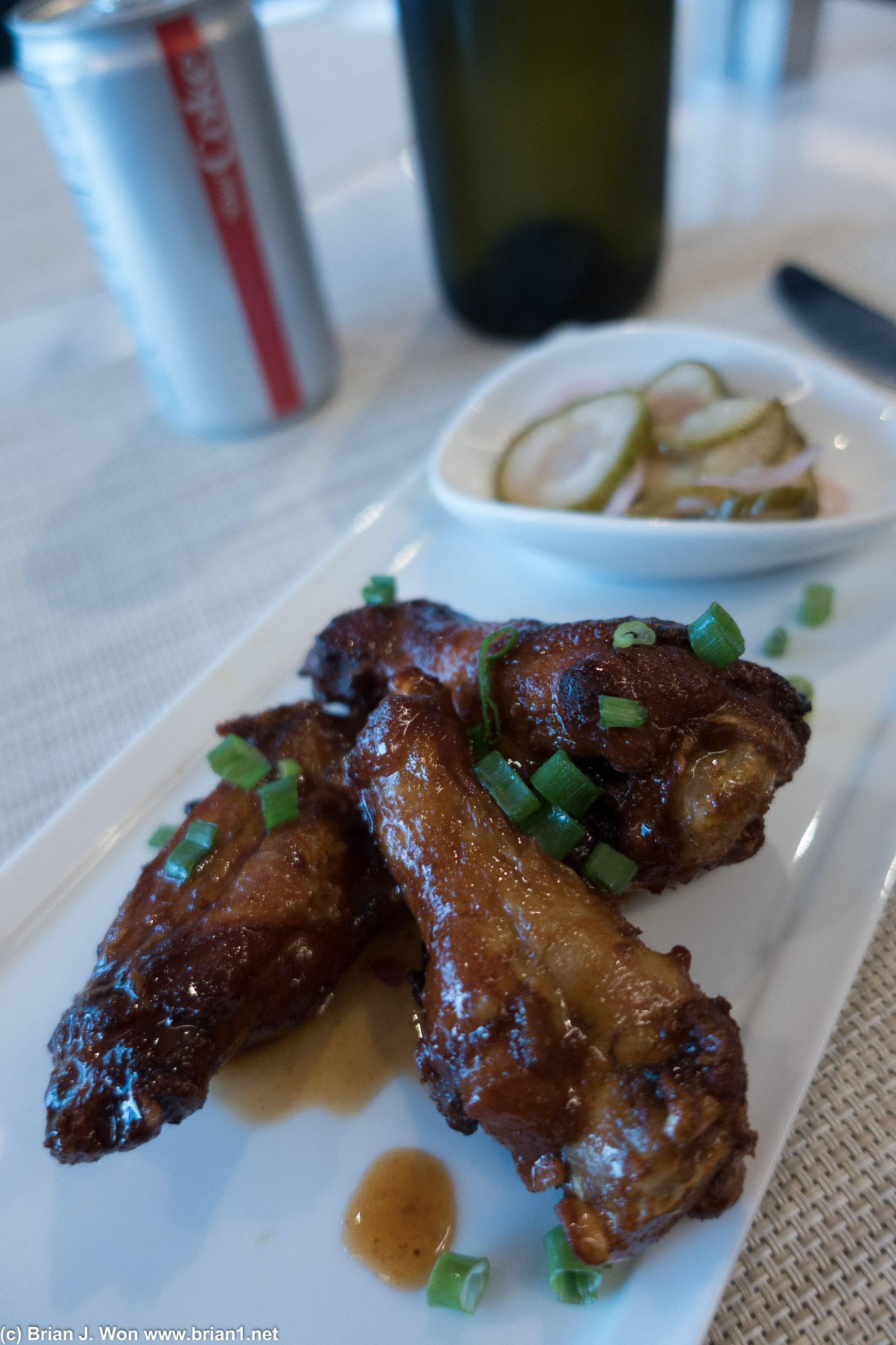 Soy tamarind wings were pretty decent.