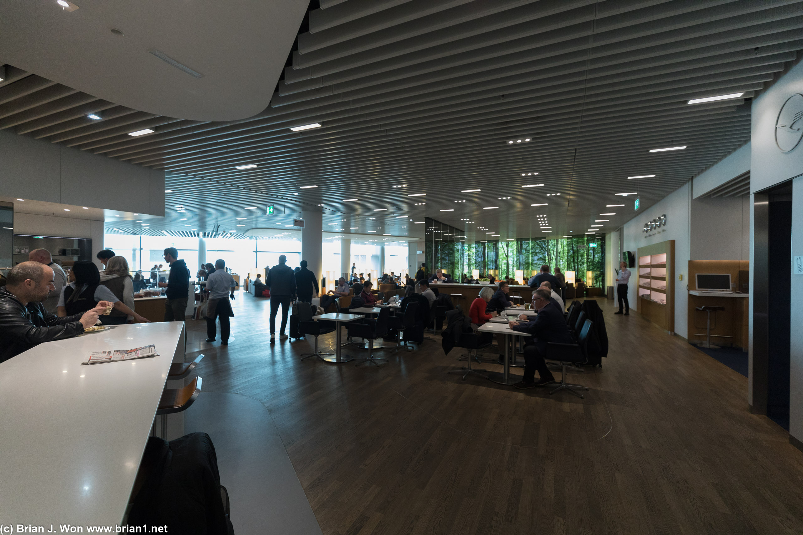 Lufthansa Senator Lounge, Frankfurt Airport Concourse Z.