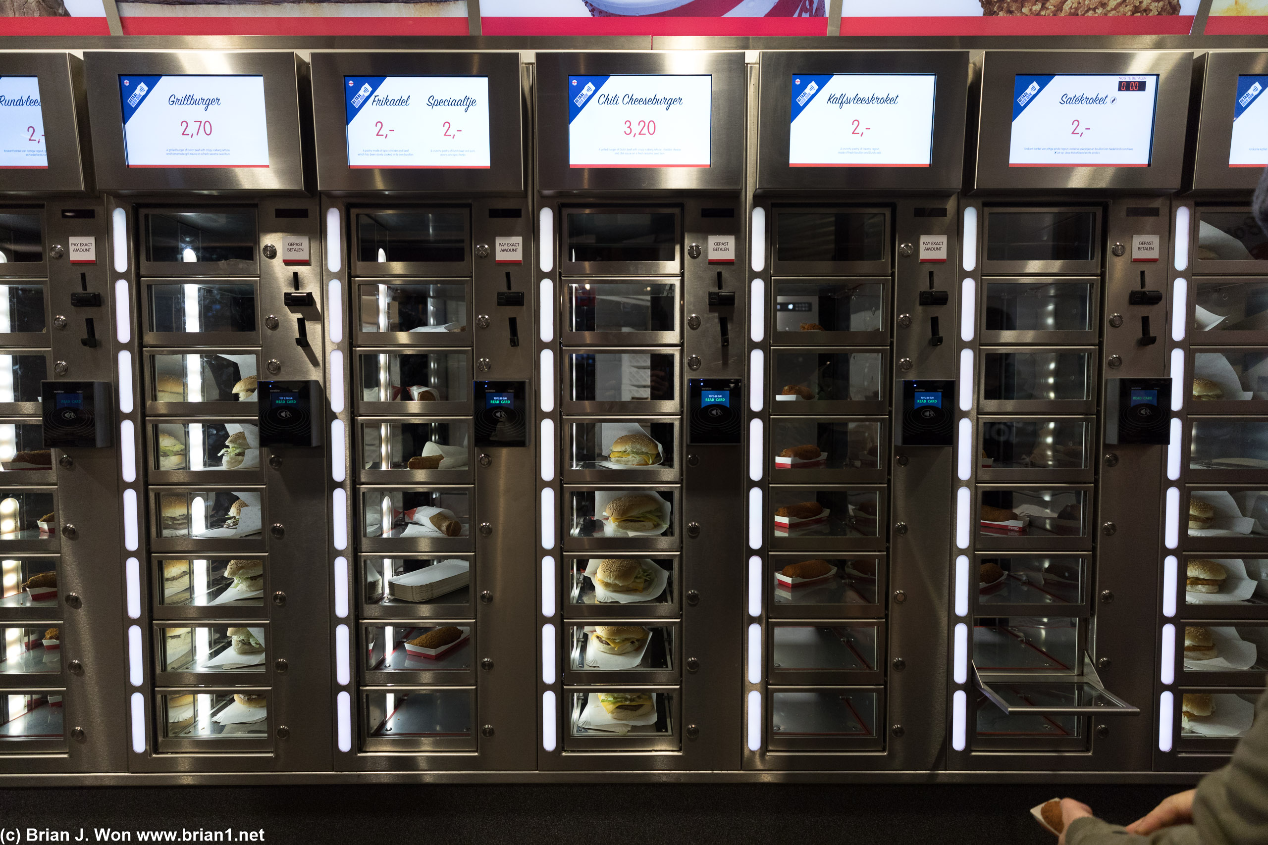 FEBO, the vending machine hot food chain.