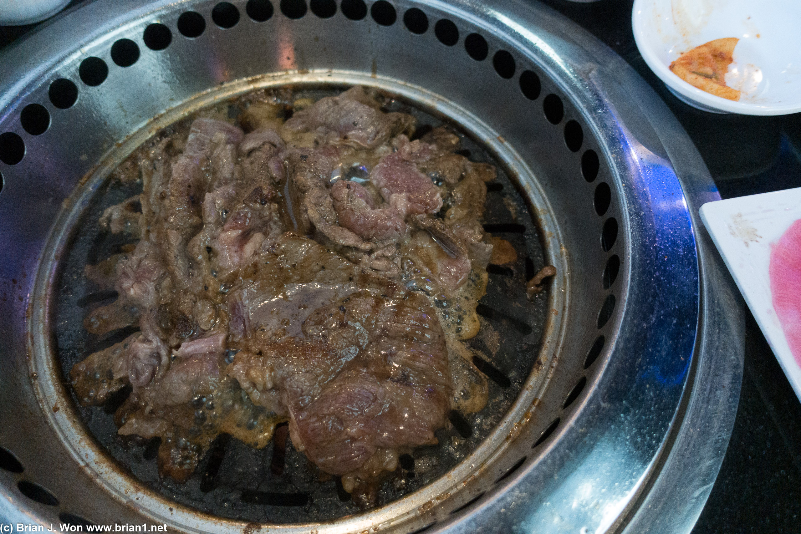 Bulgogi was a little weird. Like it wasn't quite cut as I'm used to?