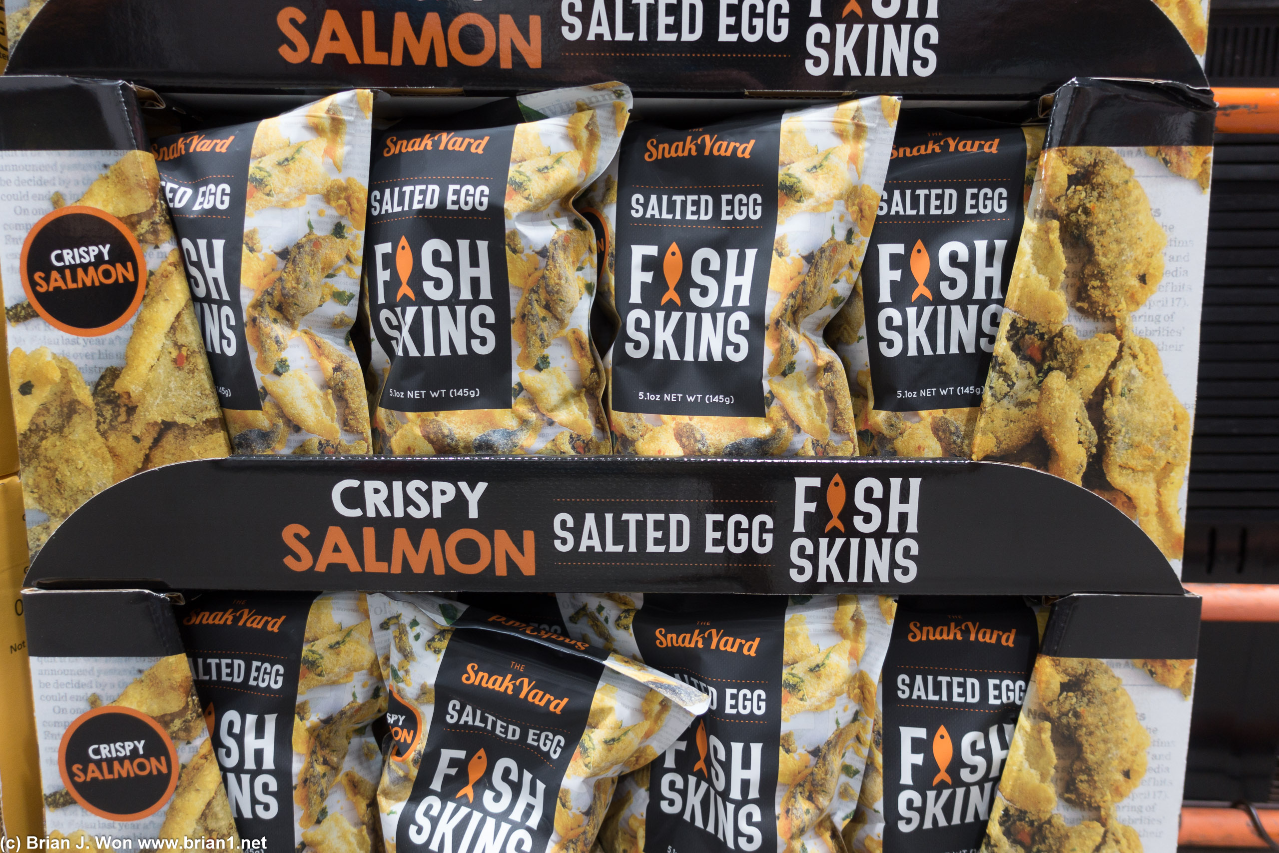 Salted egg fish skins now as well??