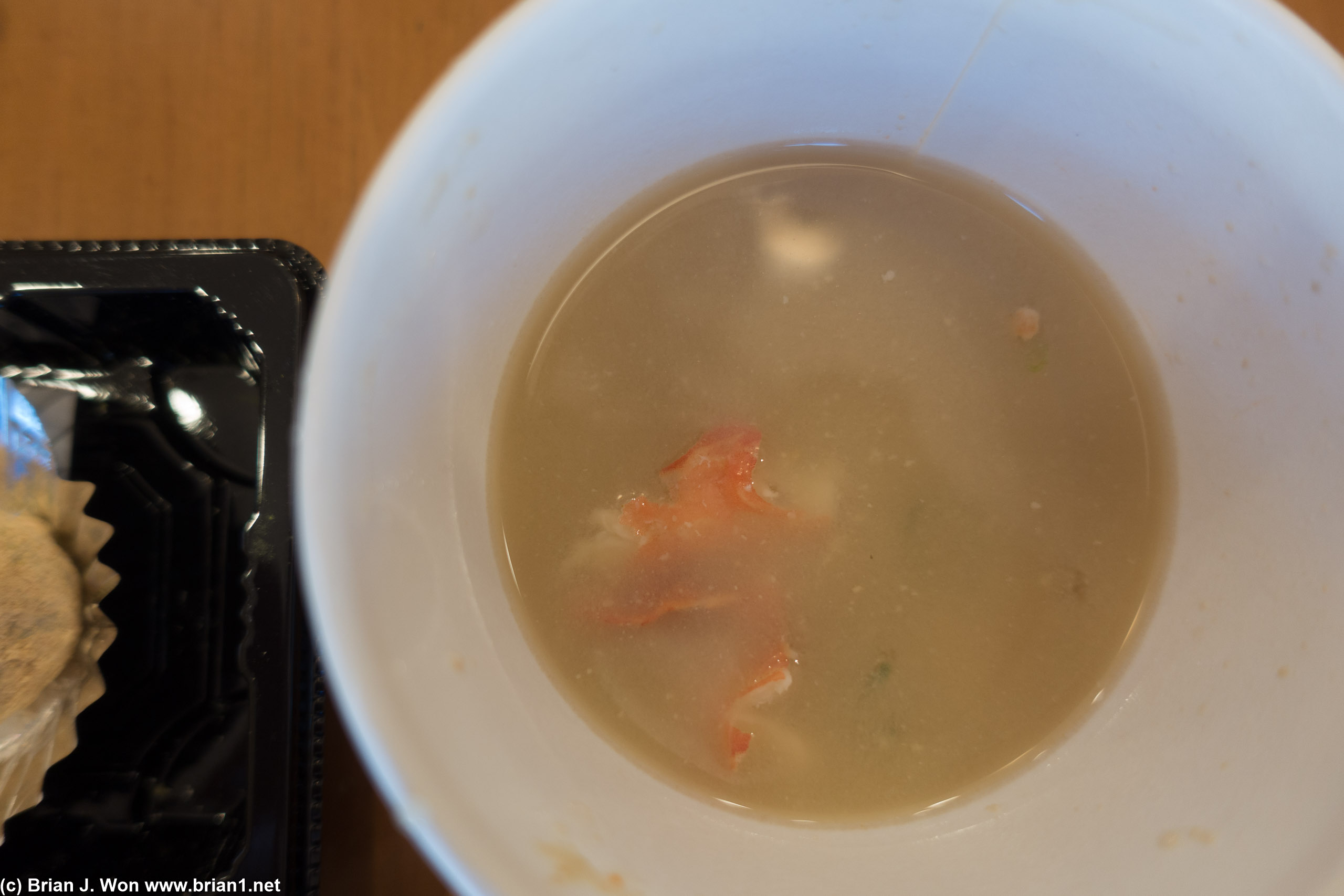 Iwanori miso soup.