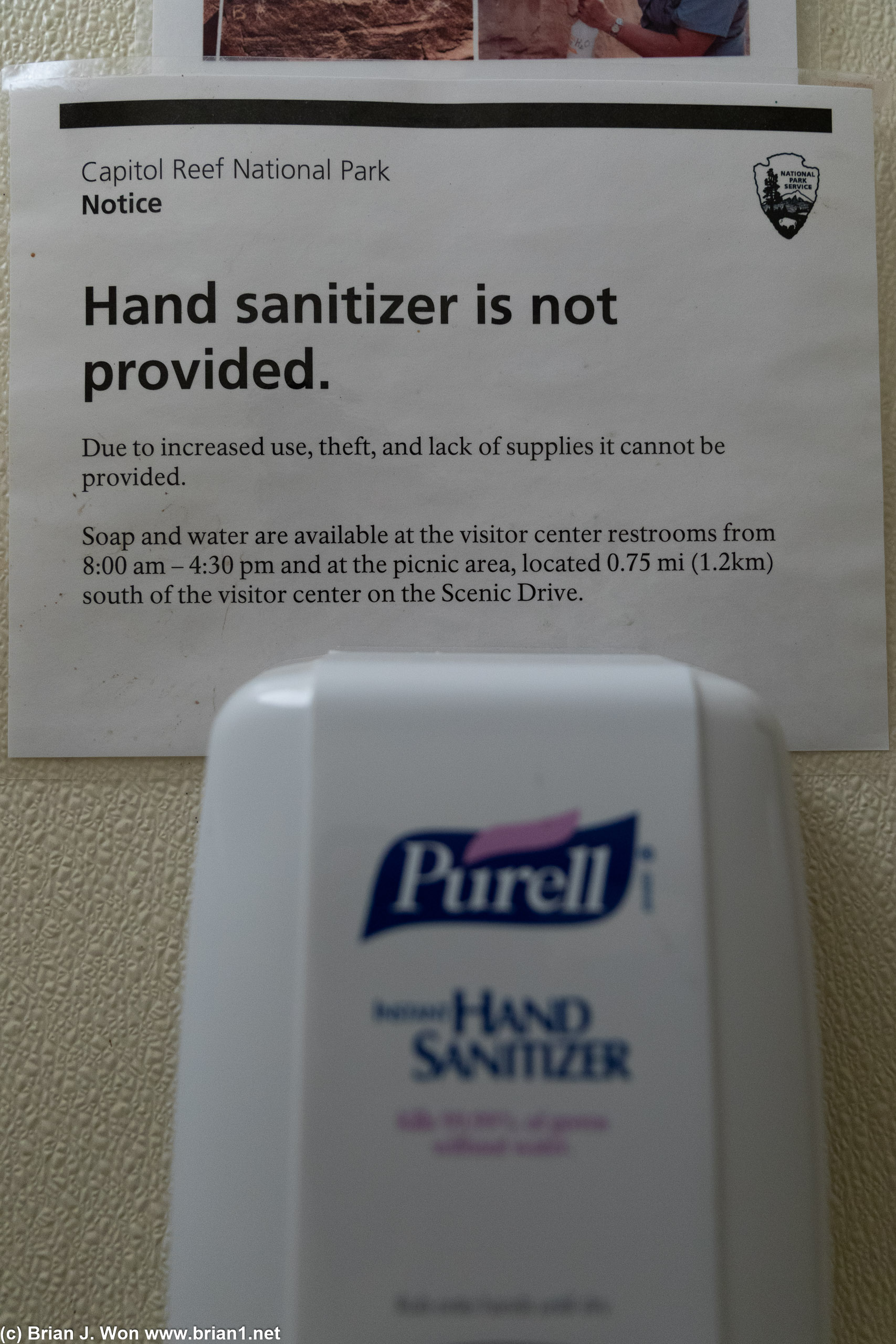 WTF. People STEAL hand sanitizer?!?! :angry: