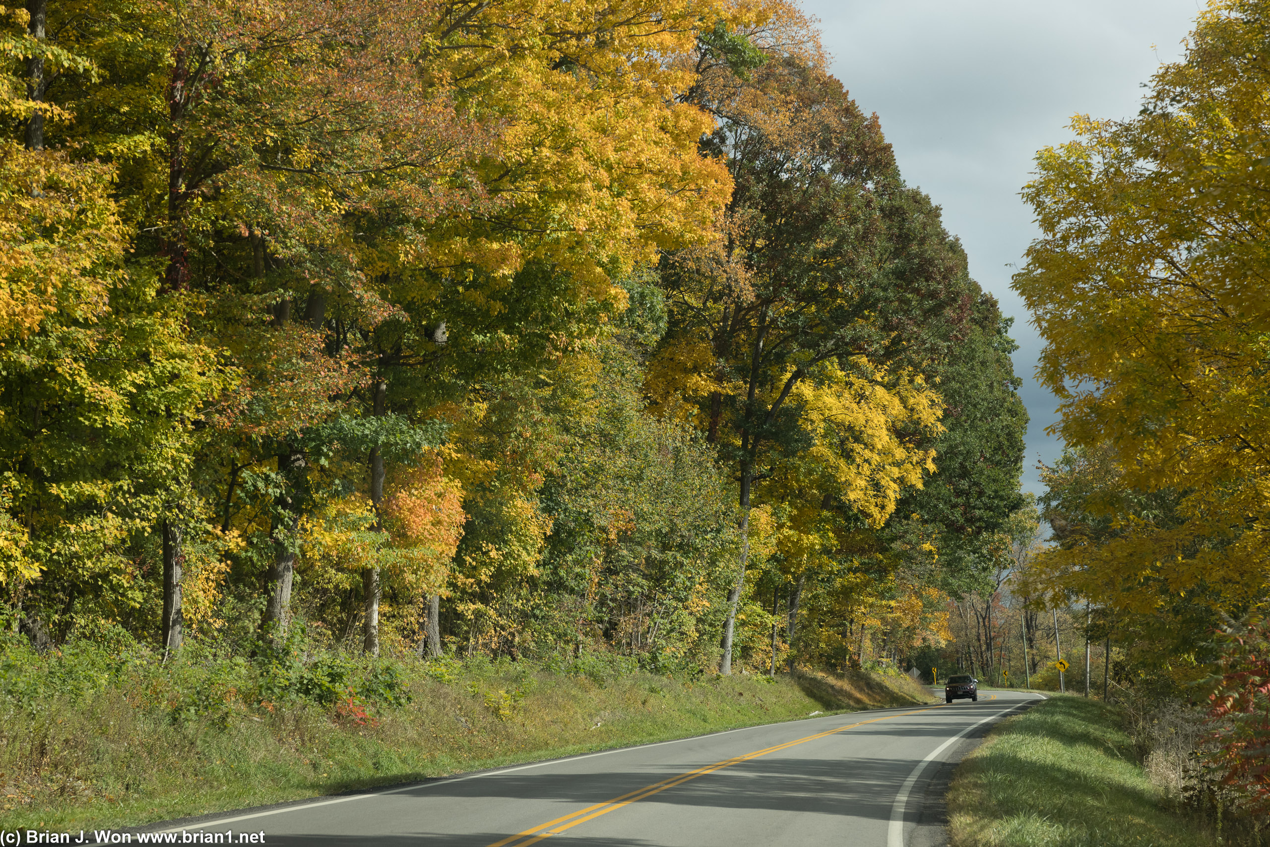 On the way to Mohican-Memorial State Forest/Mohican State Park.