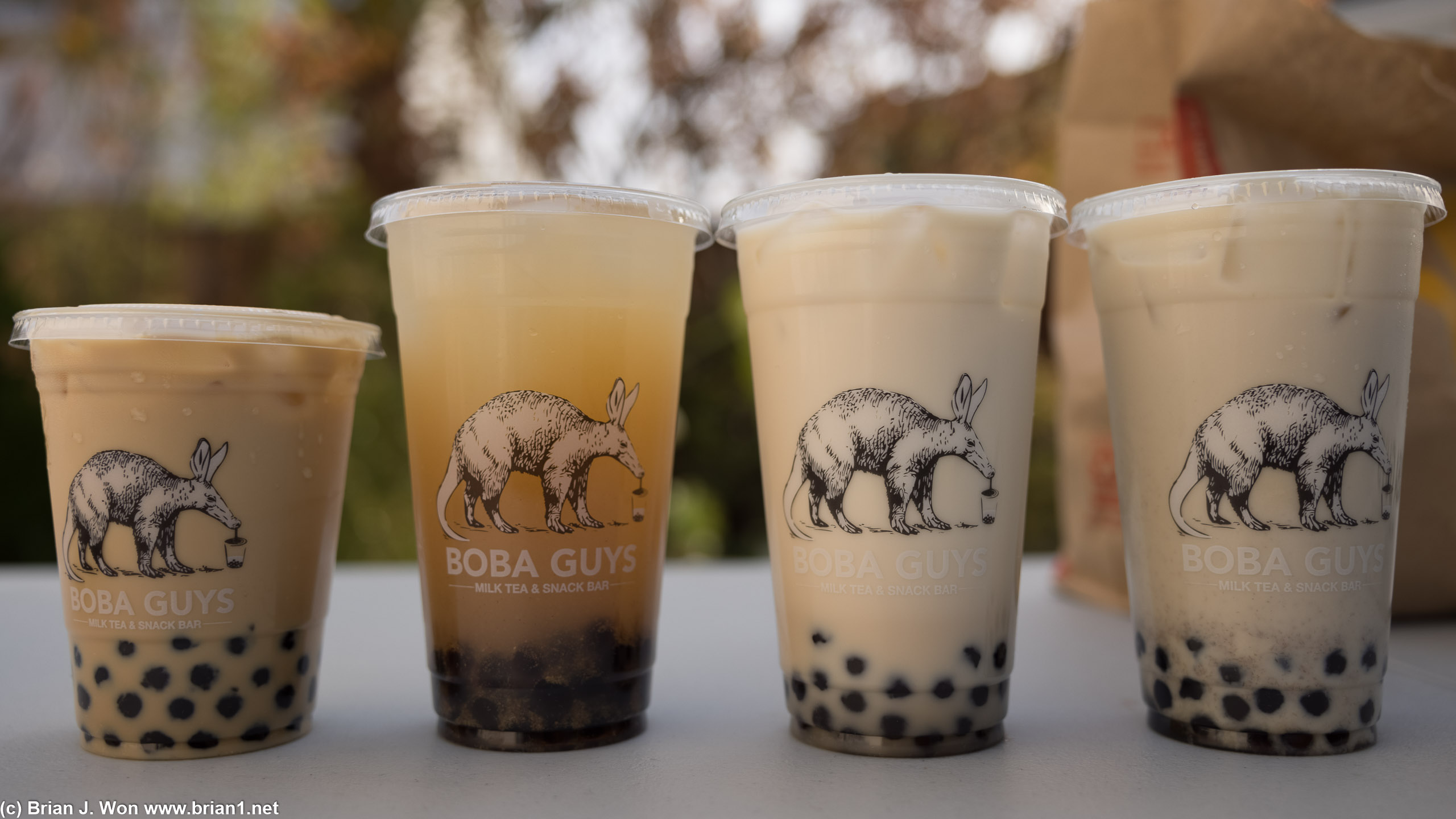 'cause when you're meeting up with your friend Pearl and her family, you have pearl milk tea.