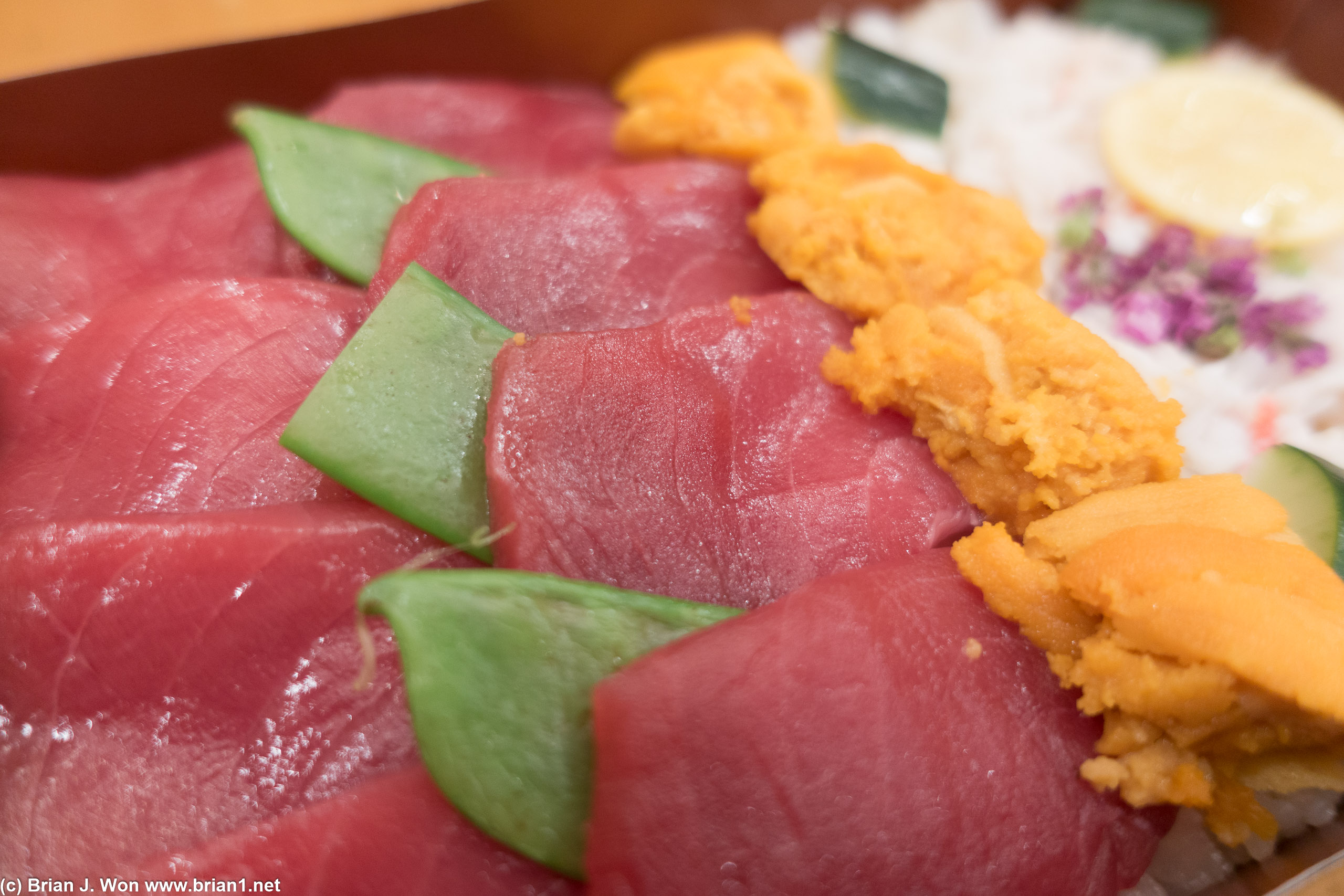 Yes, that is bluefin tuna.
