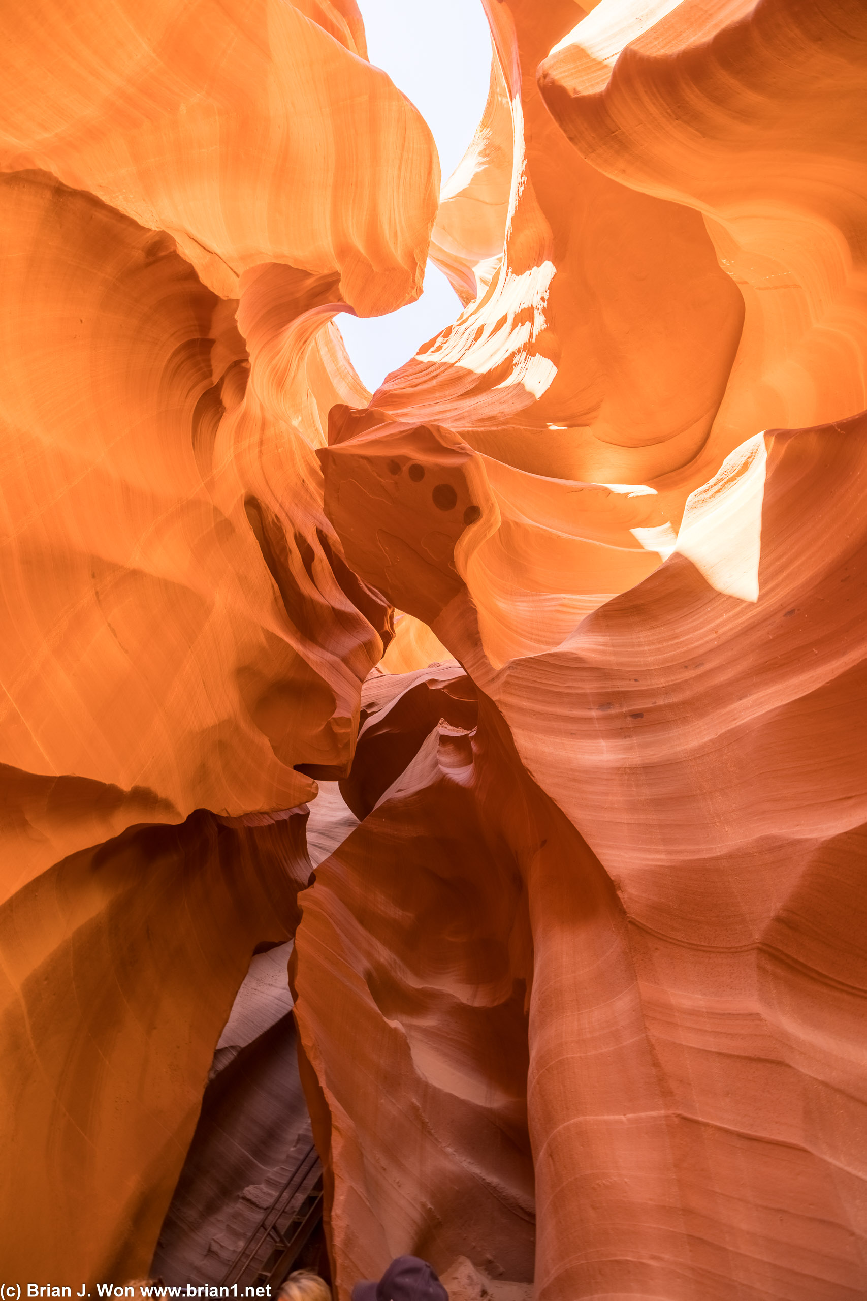 Now in Lower Antelope Canyon.