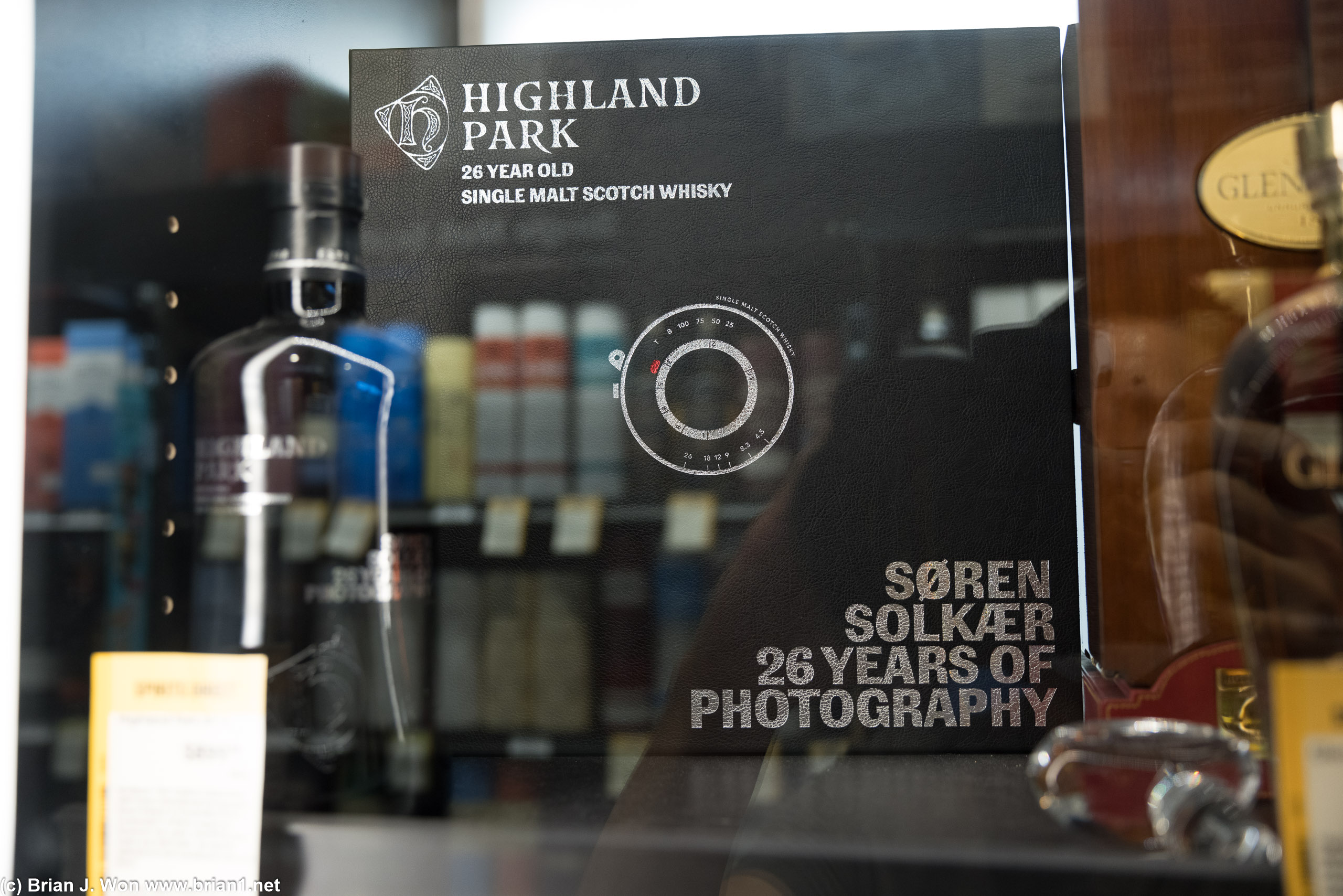They have one of the photography-series scotch from Highland Park at the local Total Wine.