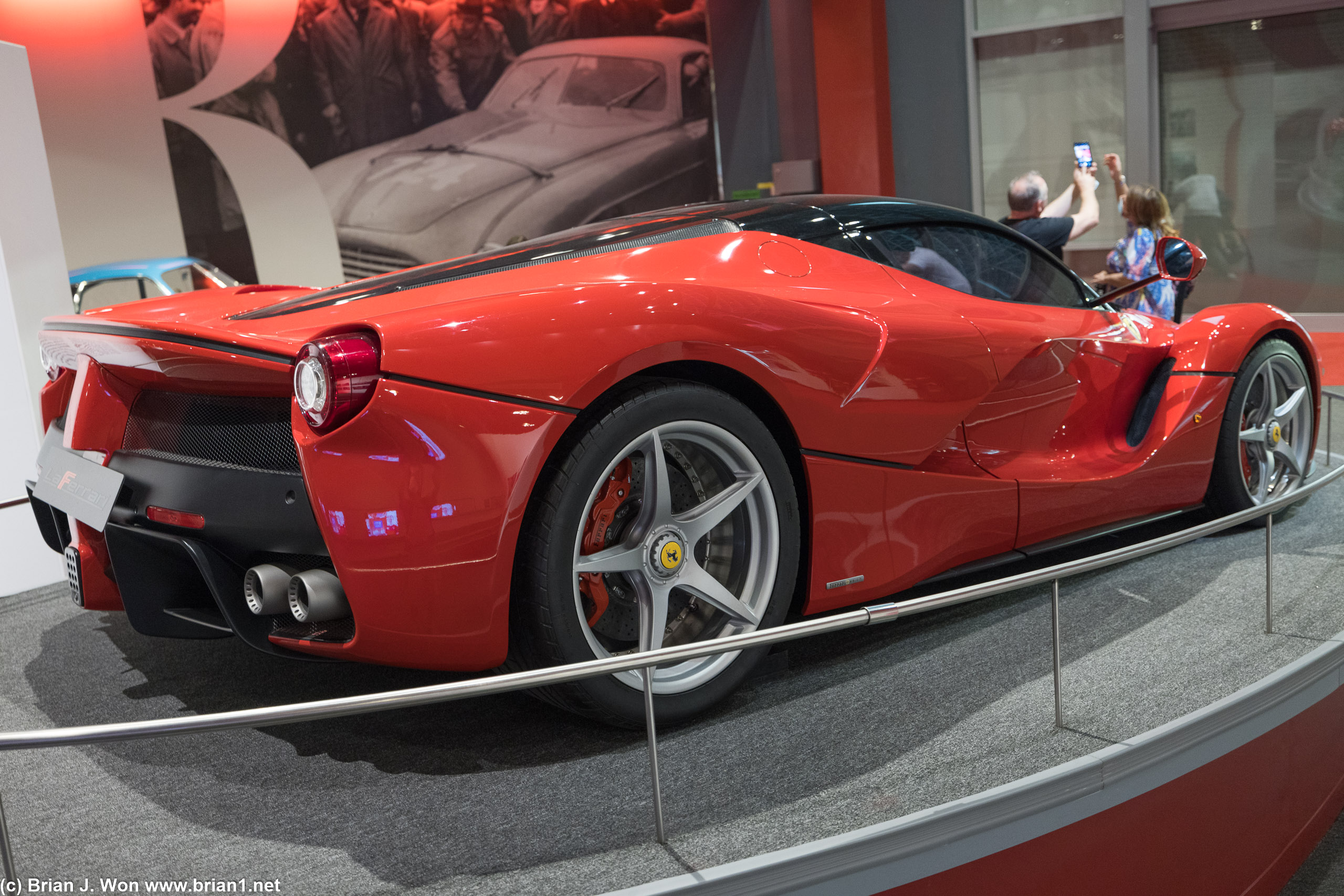 Ferrari La Ferrari. Hard to believe that just 8 years later this is now pretty tame by supercar standards.