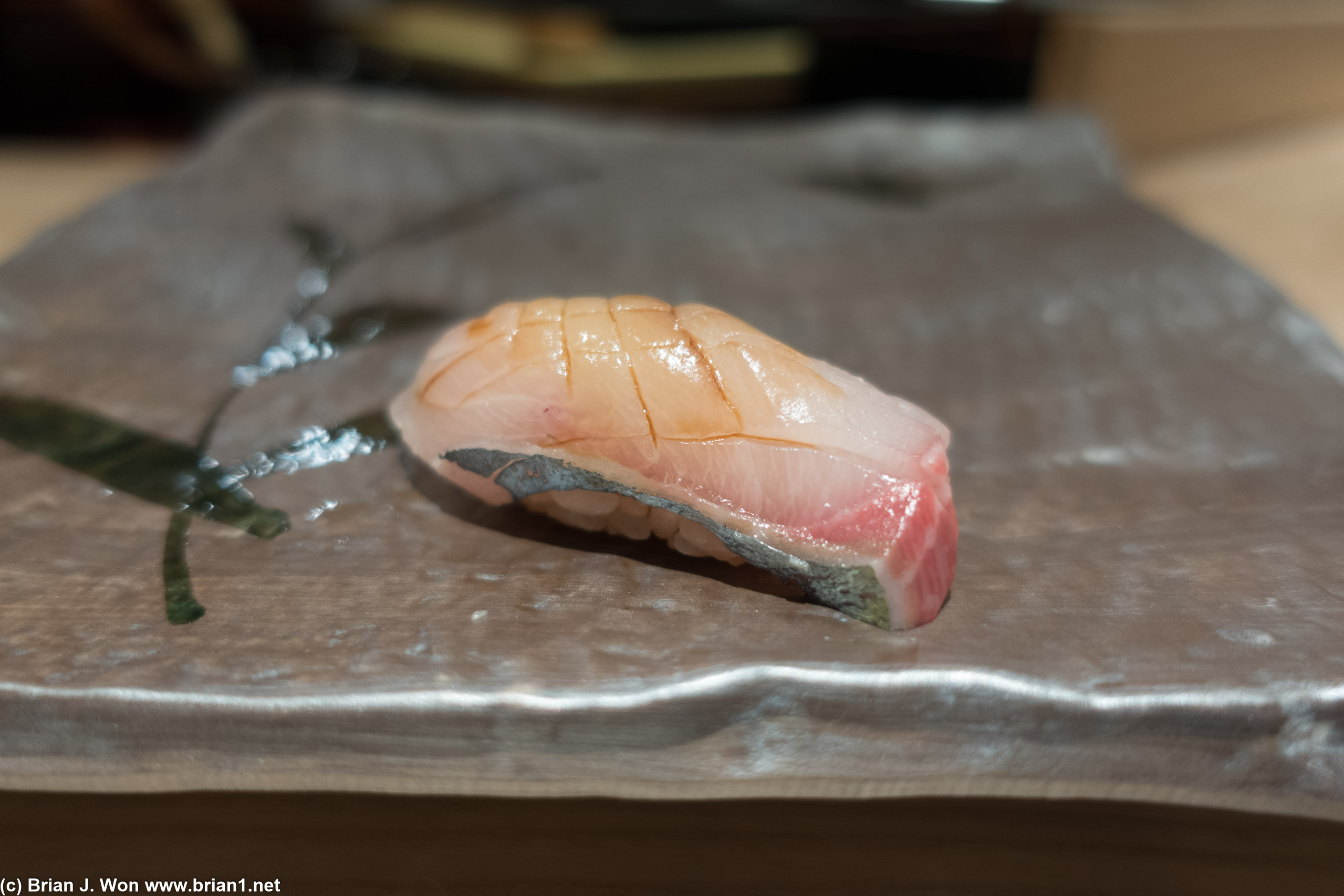 Shima aji (jack mackerel).