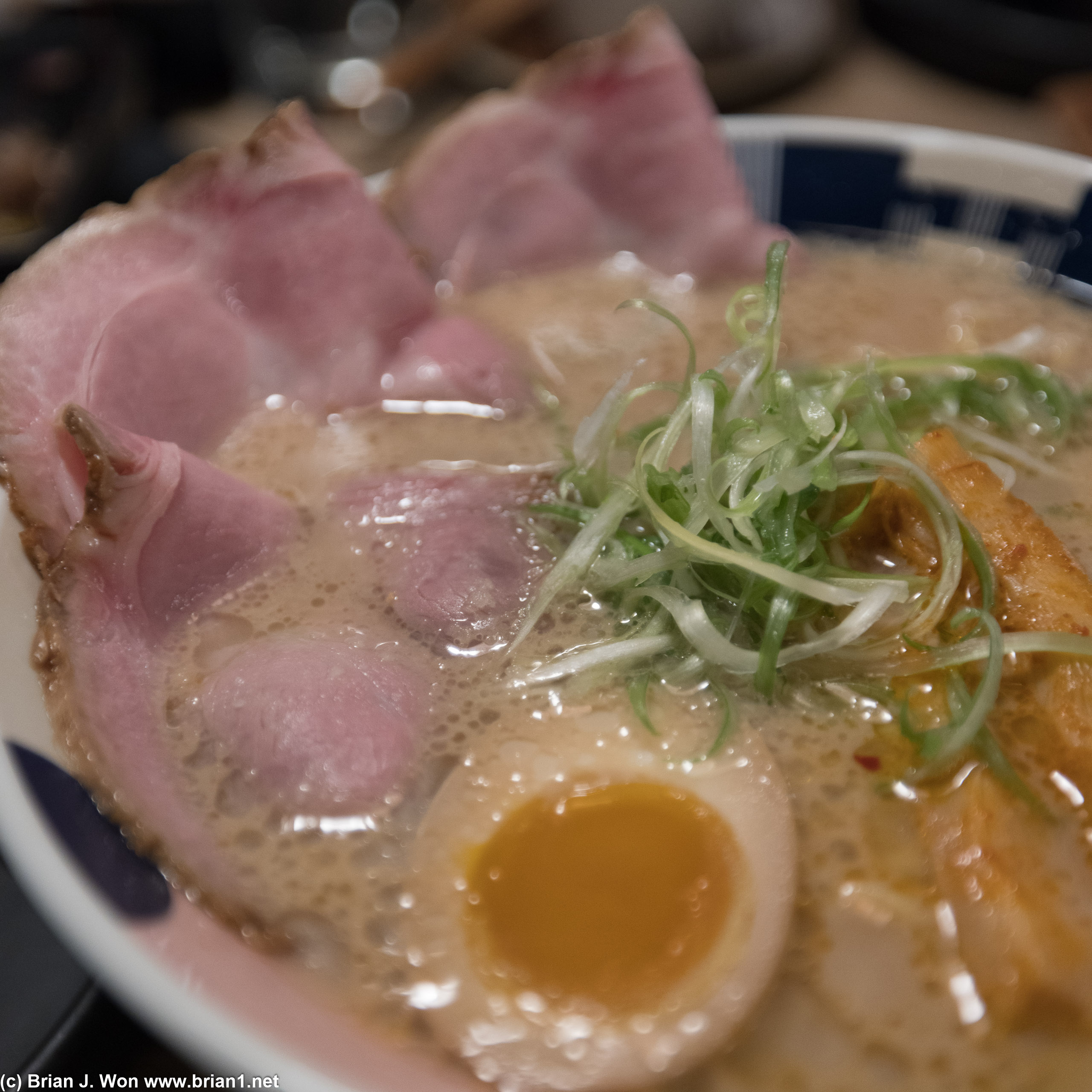 Another shot of the ramen, especially the char shu.