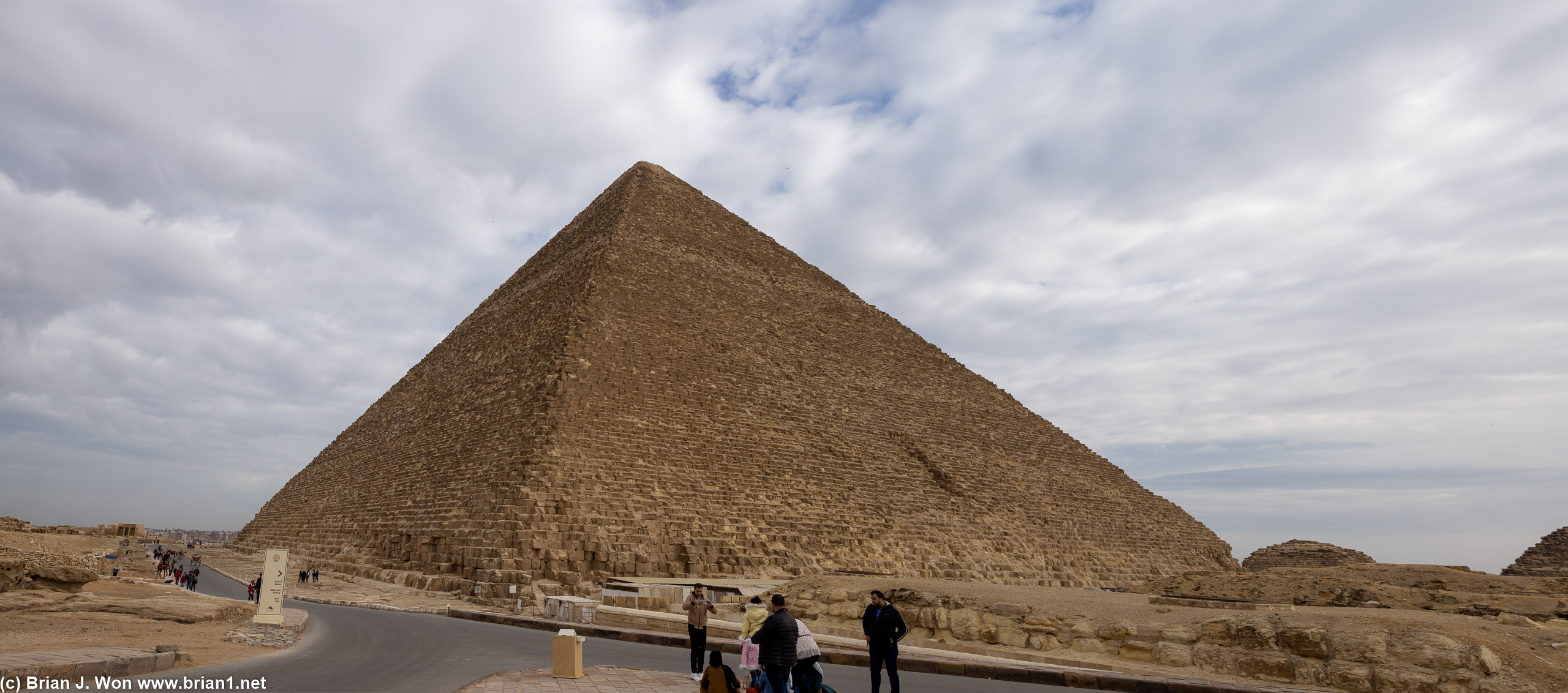 Pyramid of Cheops (also Great Pyramid of Giza or Pyramid of Khufu).
