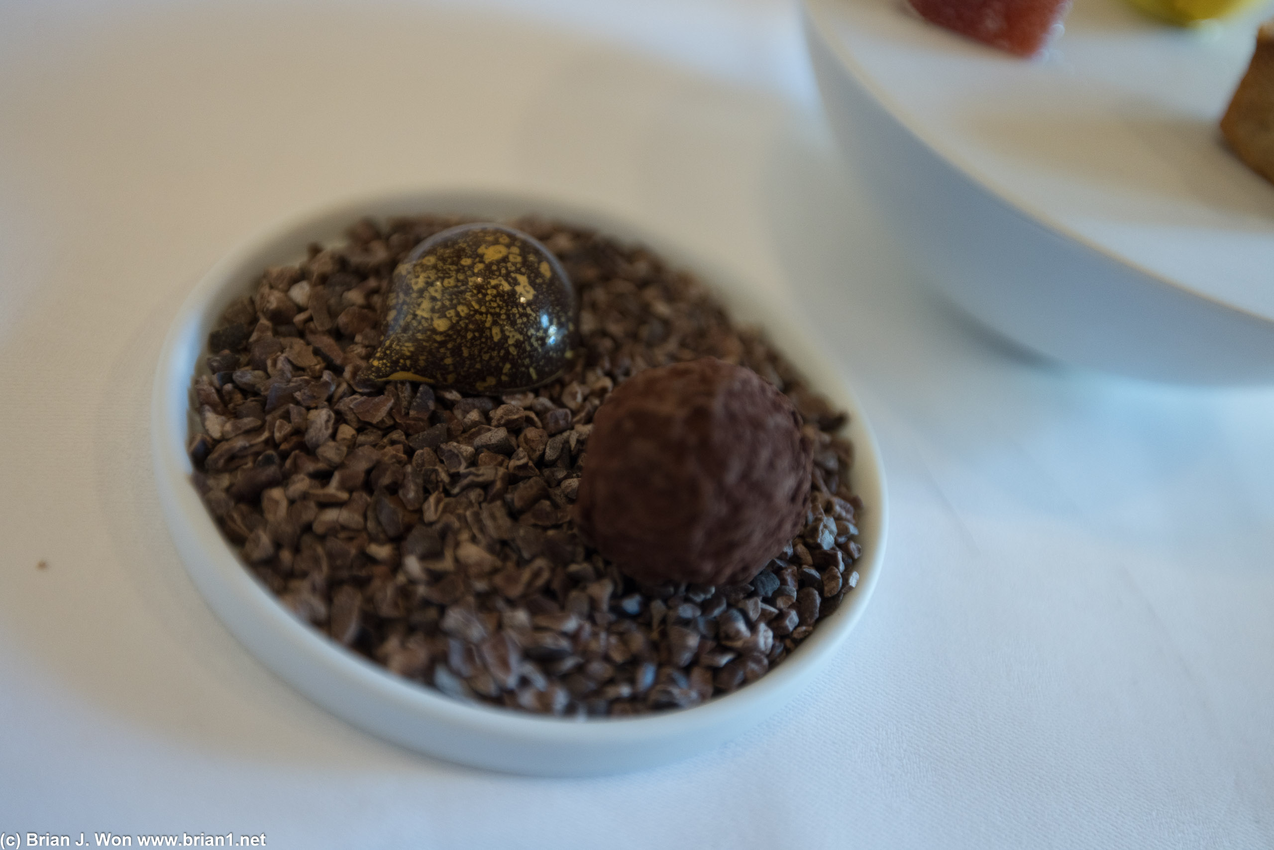 Chocolate truffles. When in Belgium.