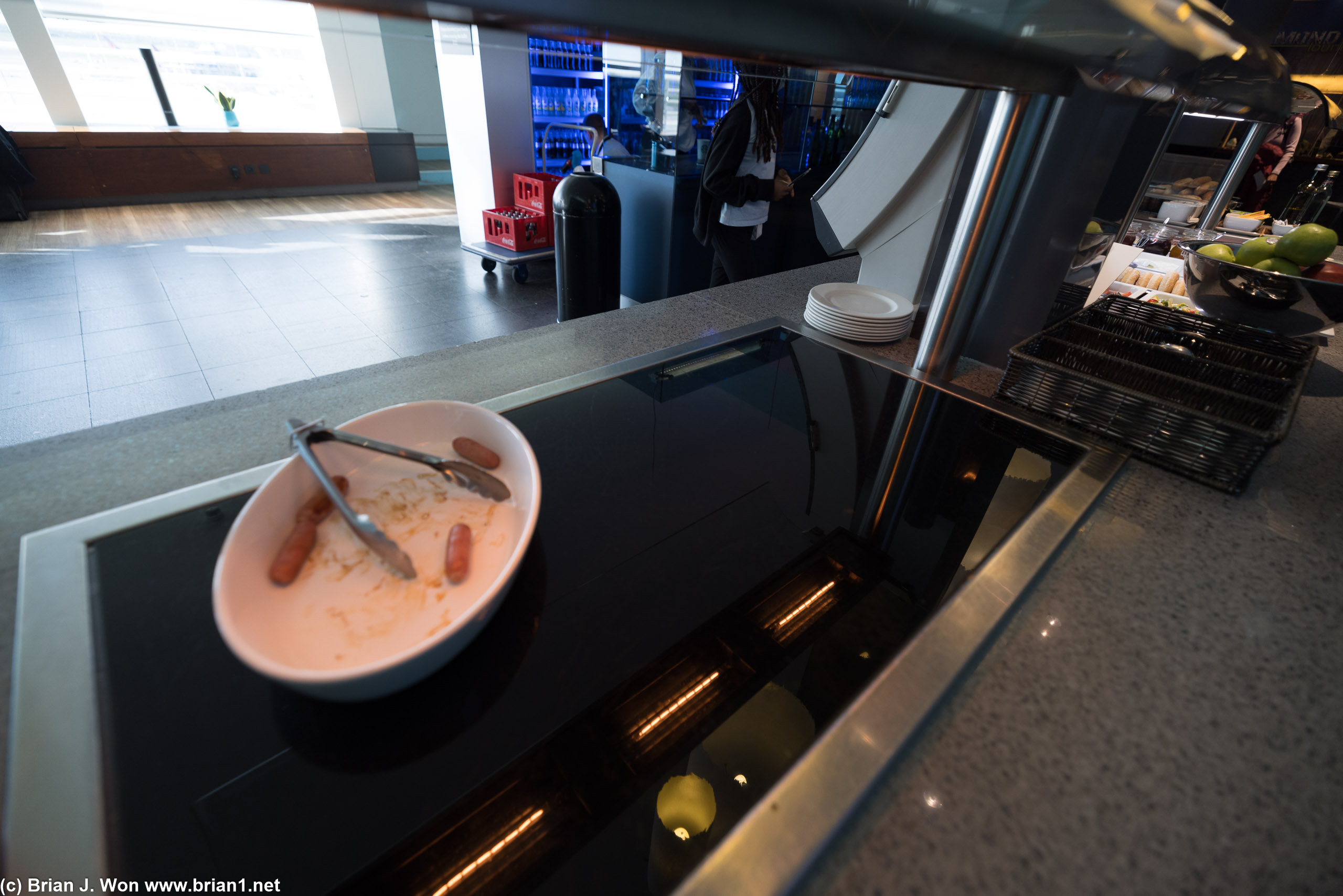 The Diamond Lounge at Brussels Airport was pretty sad.