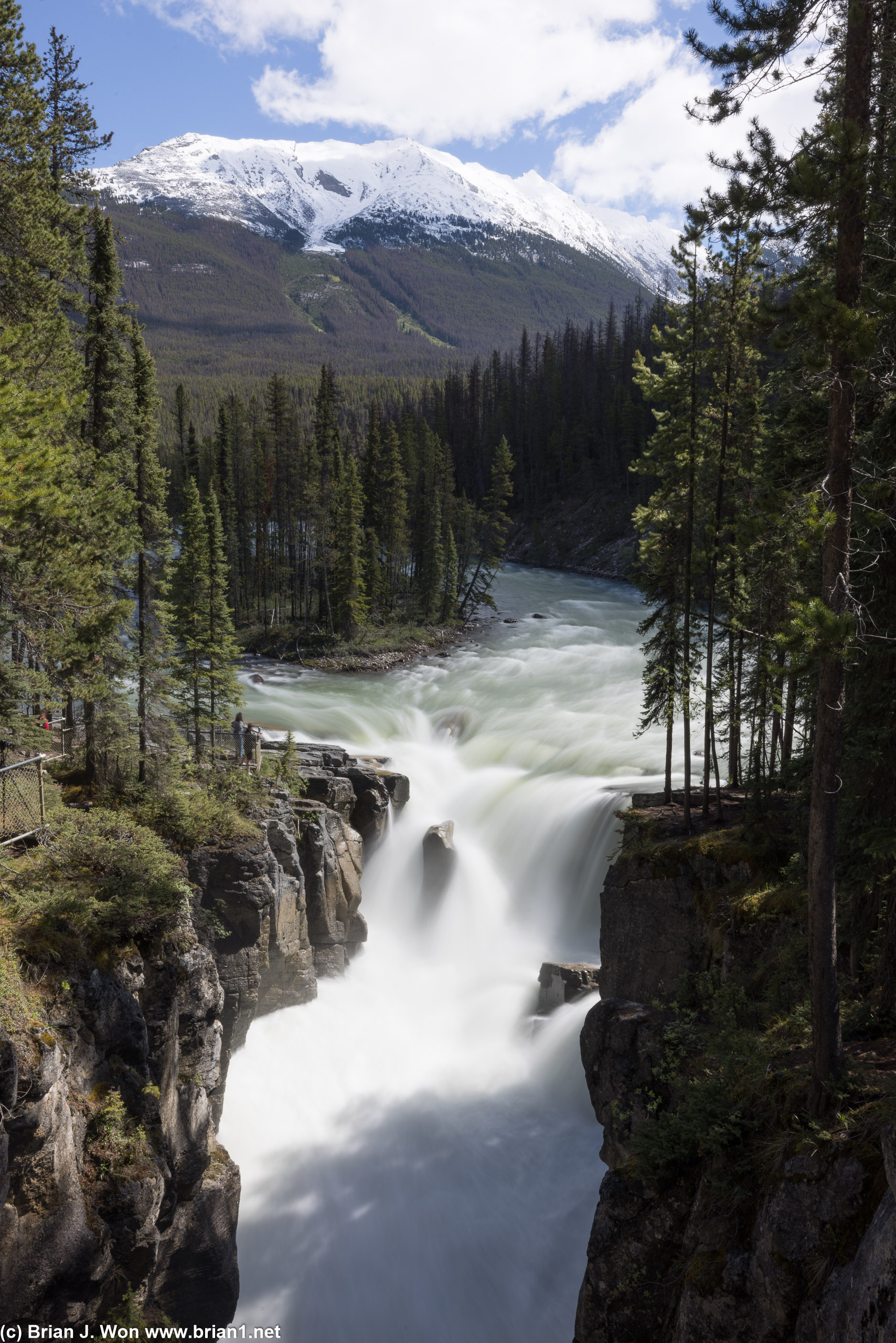 Couldn't figure out the classic angle of Sunwapta Falls.