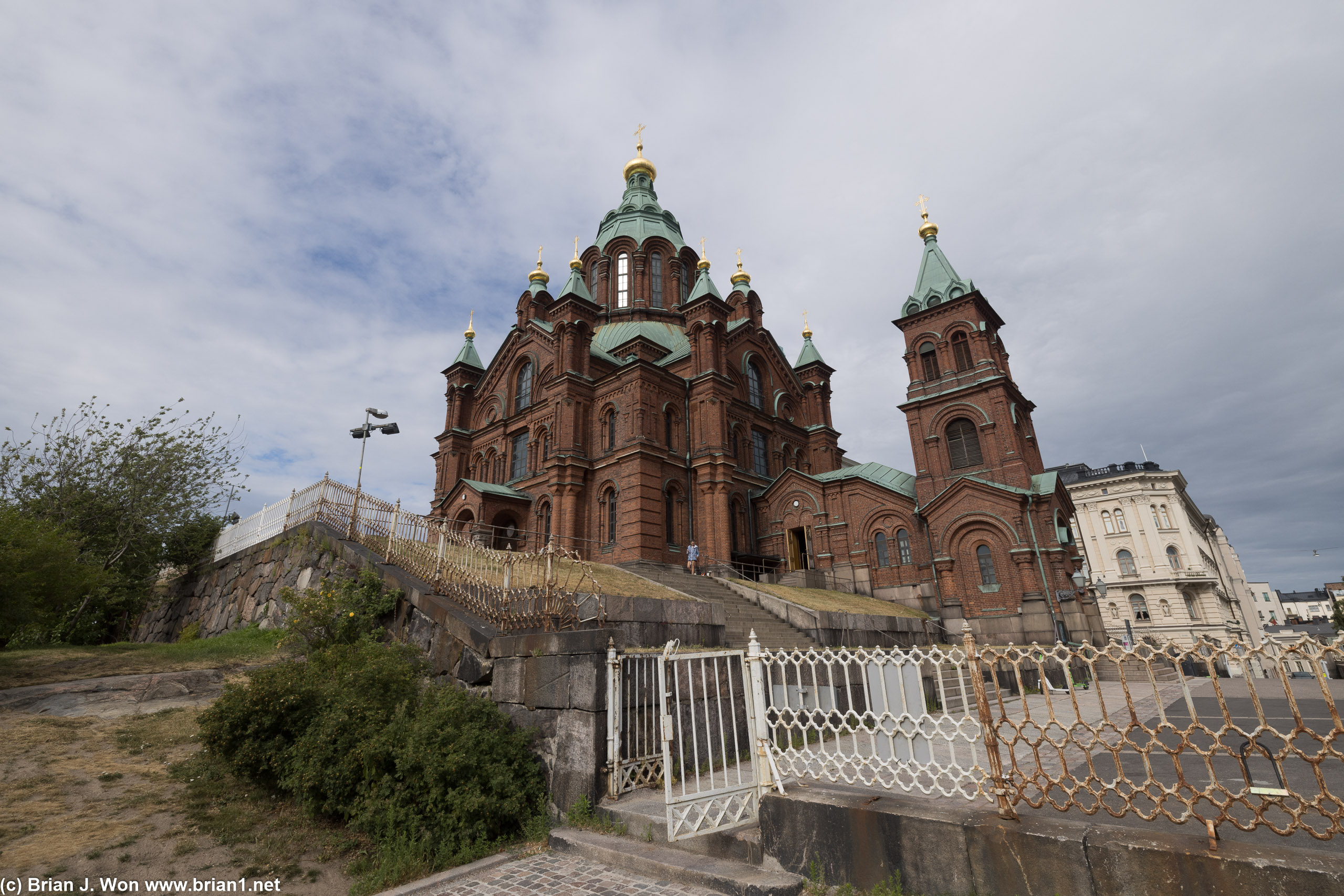Uspenskin katedraali, a Russian-designed Orthodox cathedral.