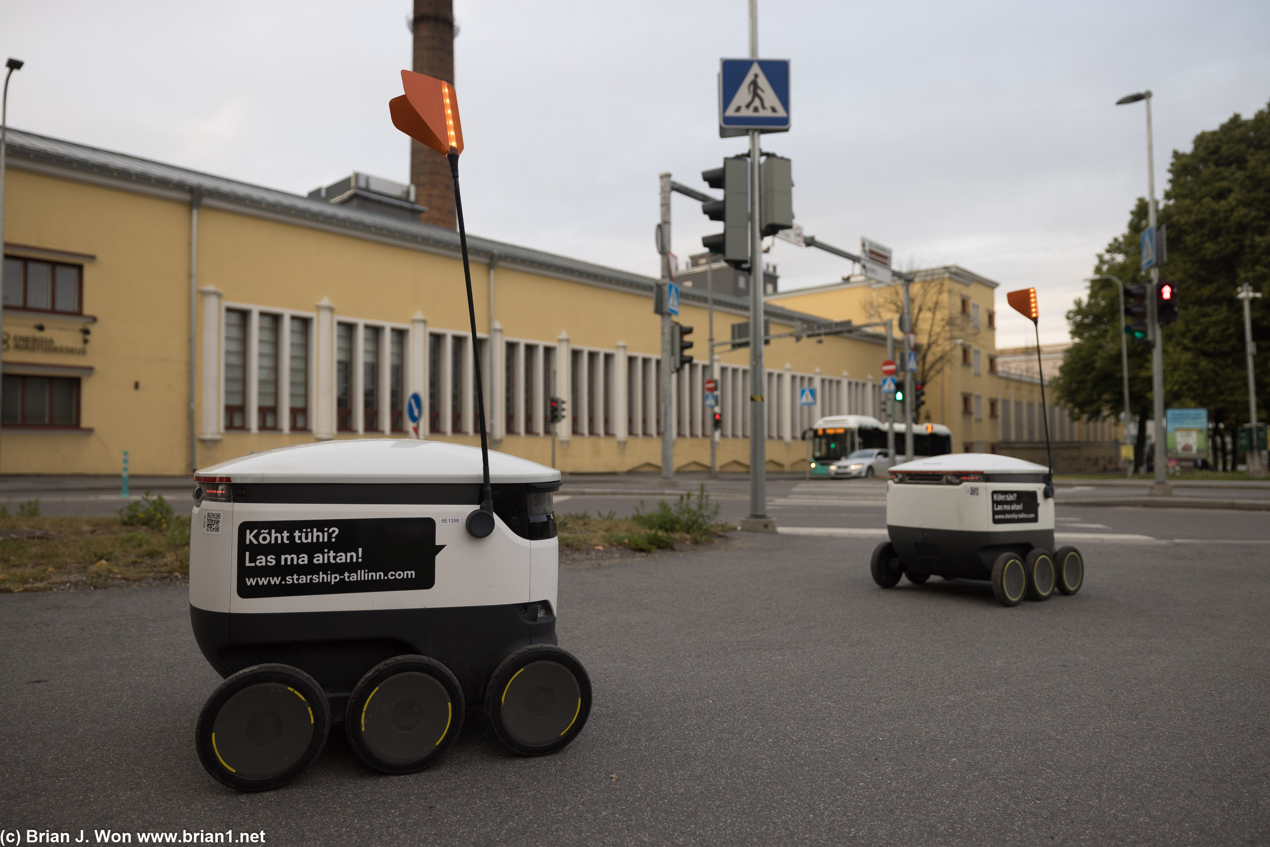 These food delivery robots look very familiar.