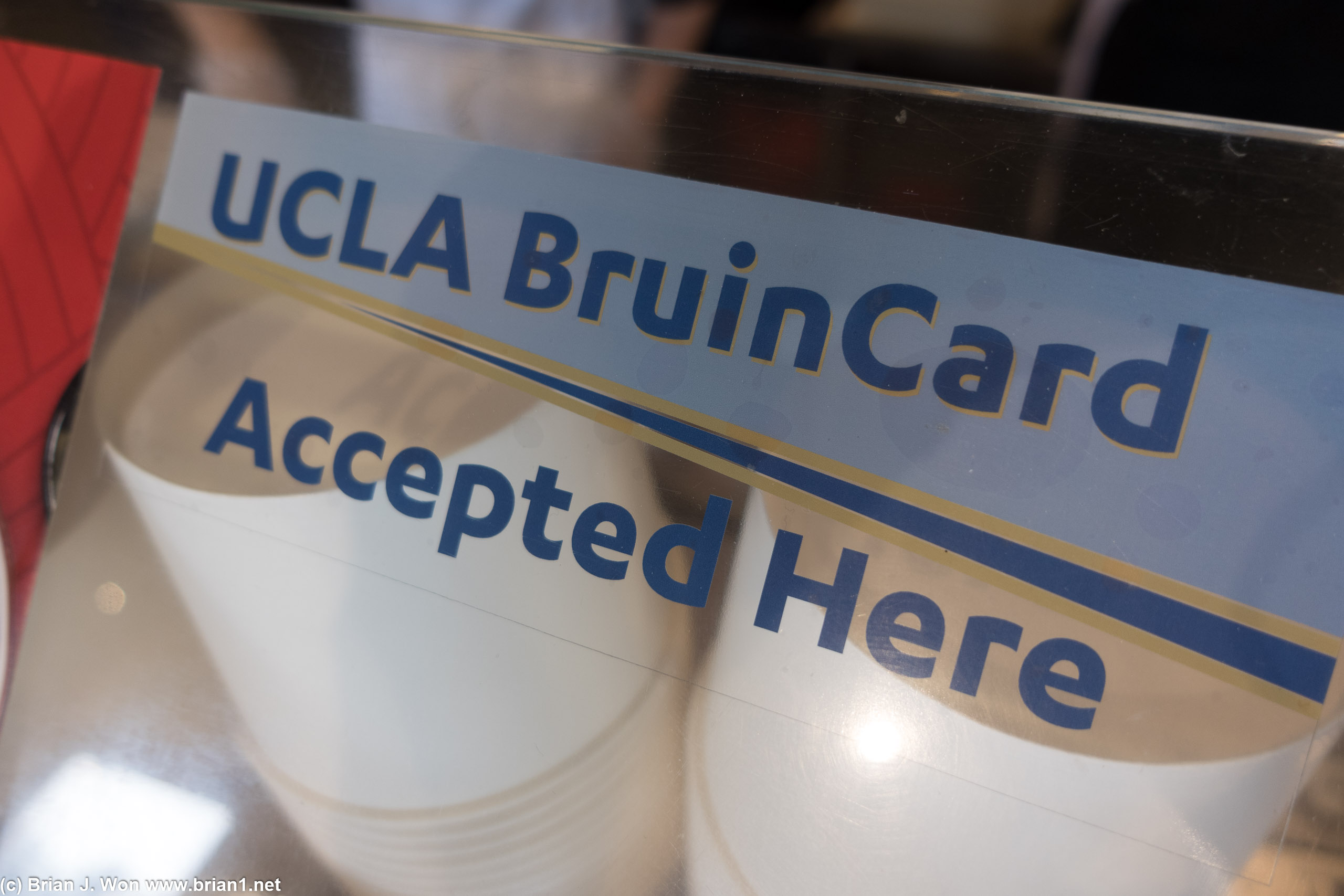 UCLA BruinCard accepted at Marugame Udon?
