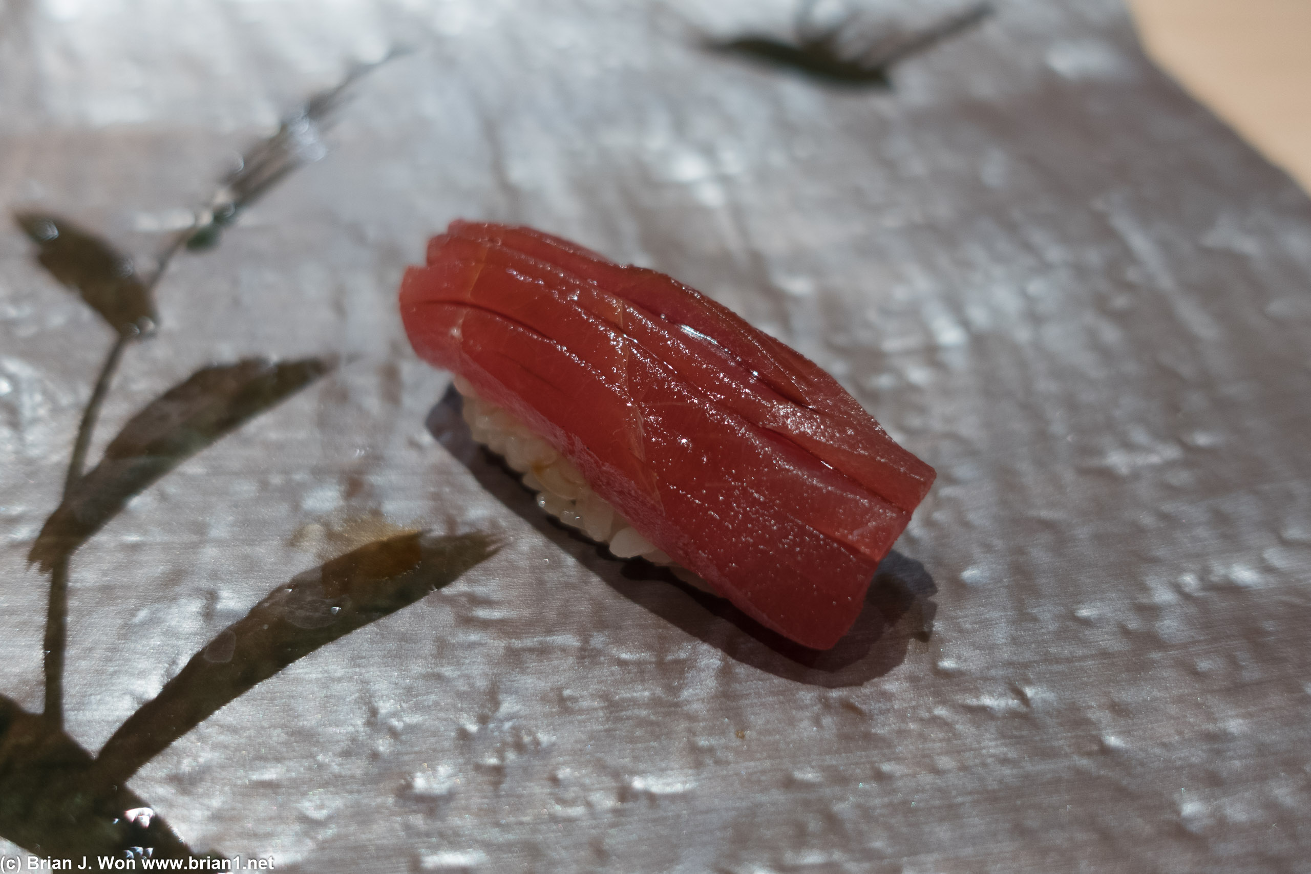 Bluefin tuna from Boston.