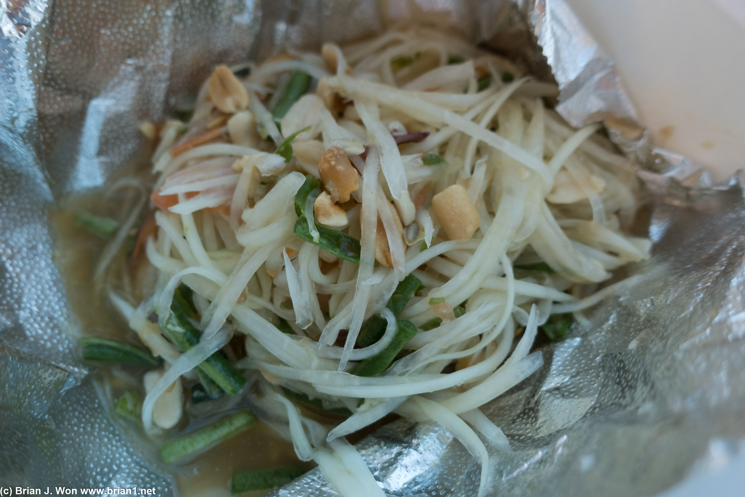 Som Tam from Sanook at the same ghost kitchen complex.
