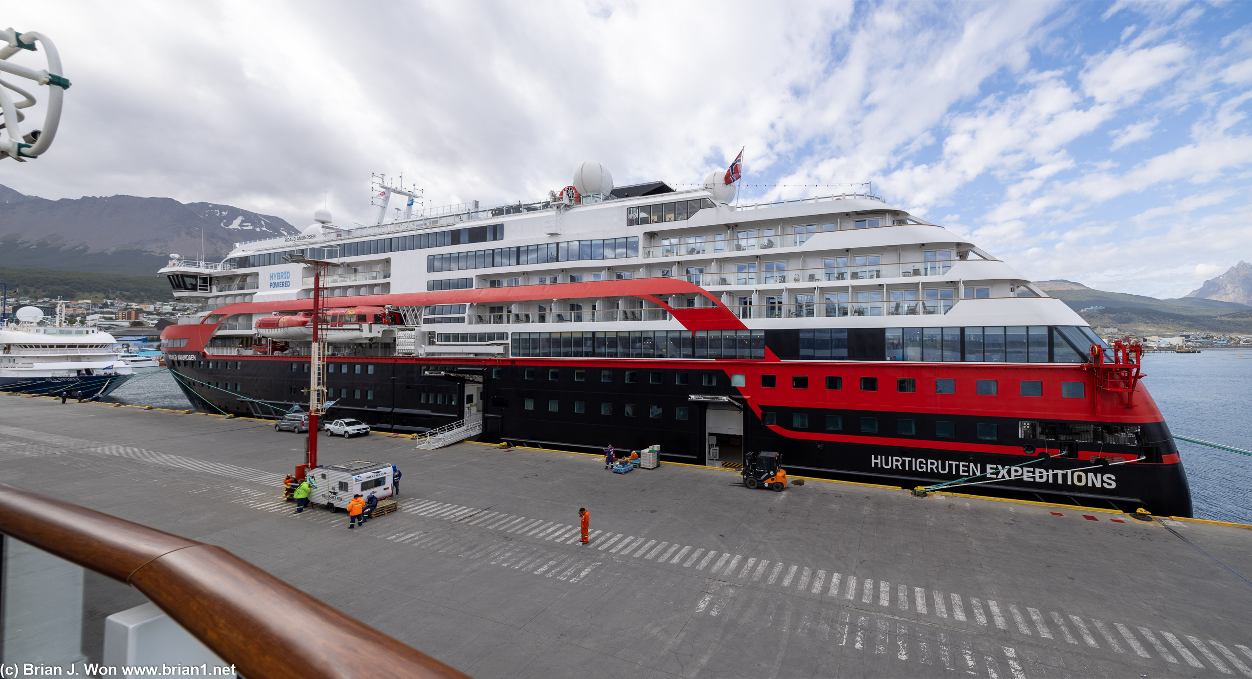 Hurtigruten Expeditions's MS Roald Amundsen, commissioned 2019.