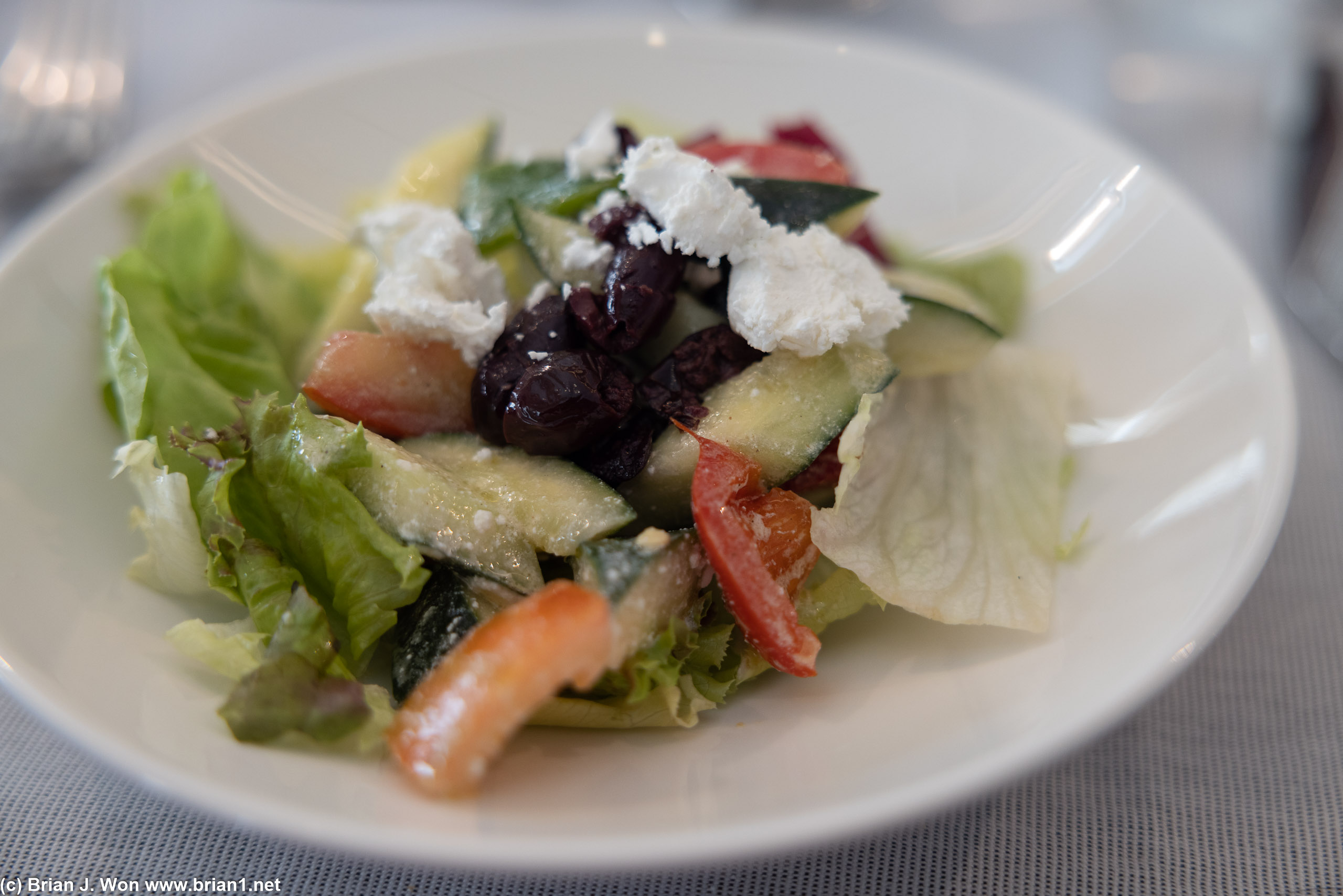 Greek salad was not really a greek salad?