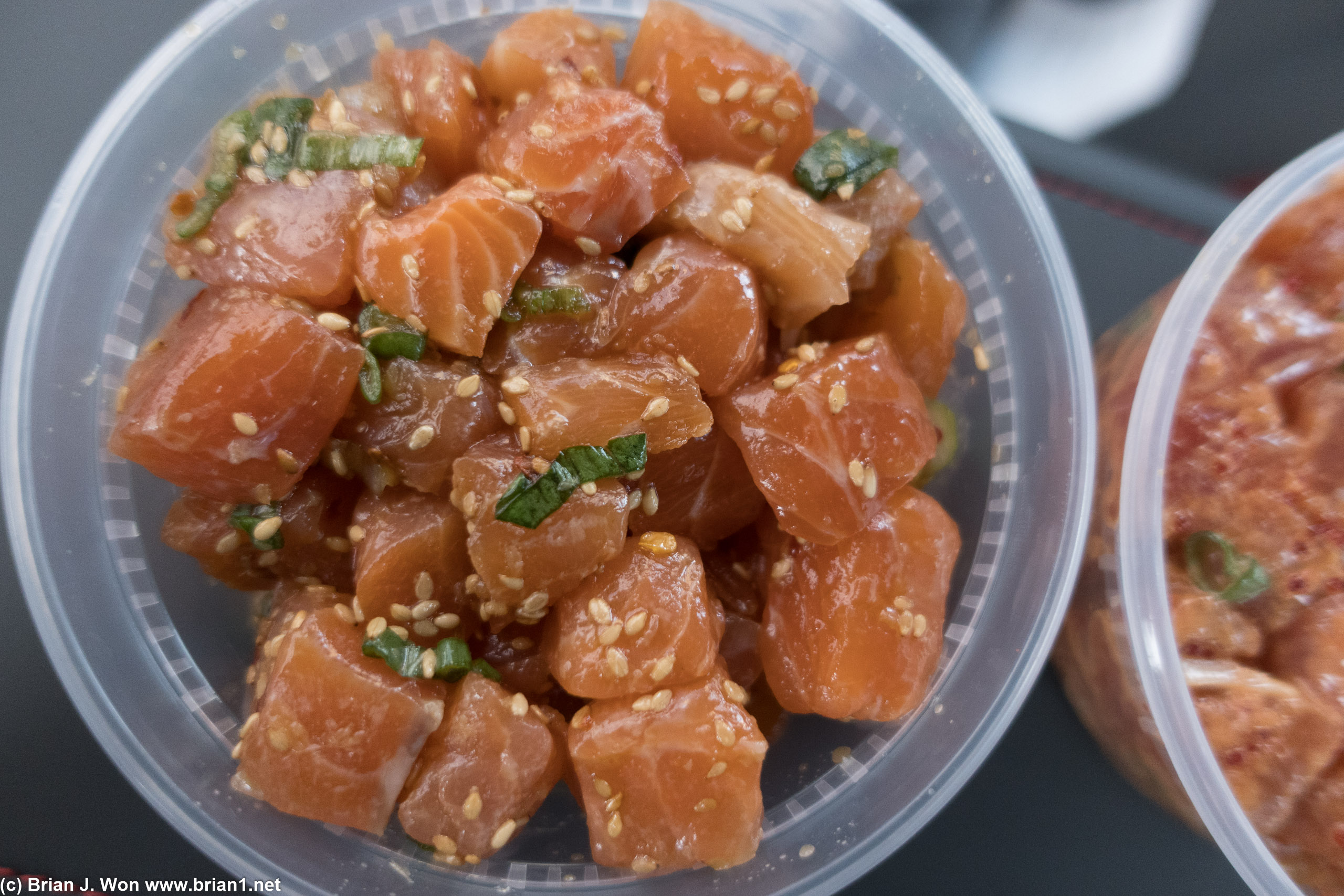 Salmon was not great--mostly just shoyu, not much else for flavor.