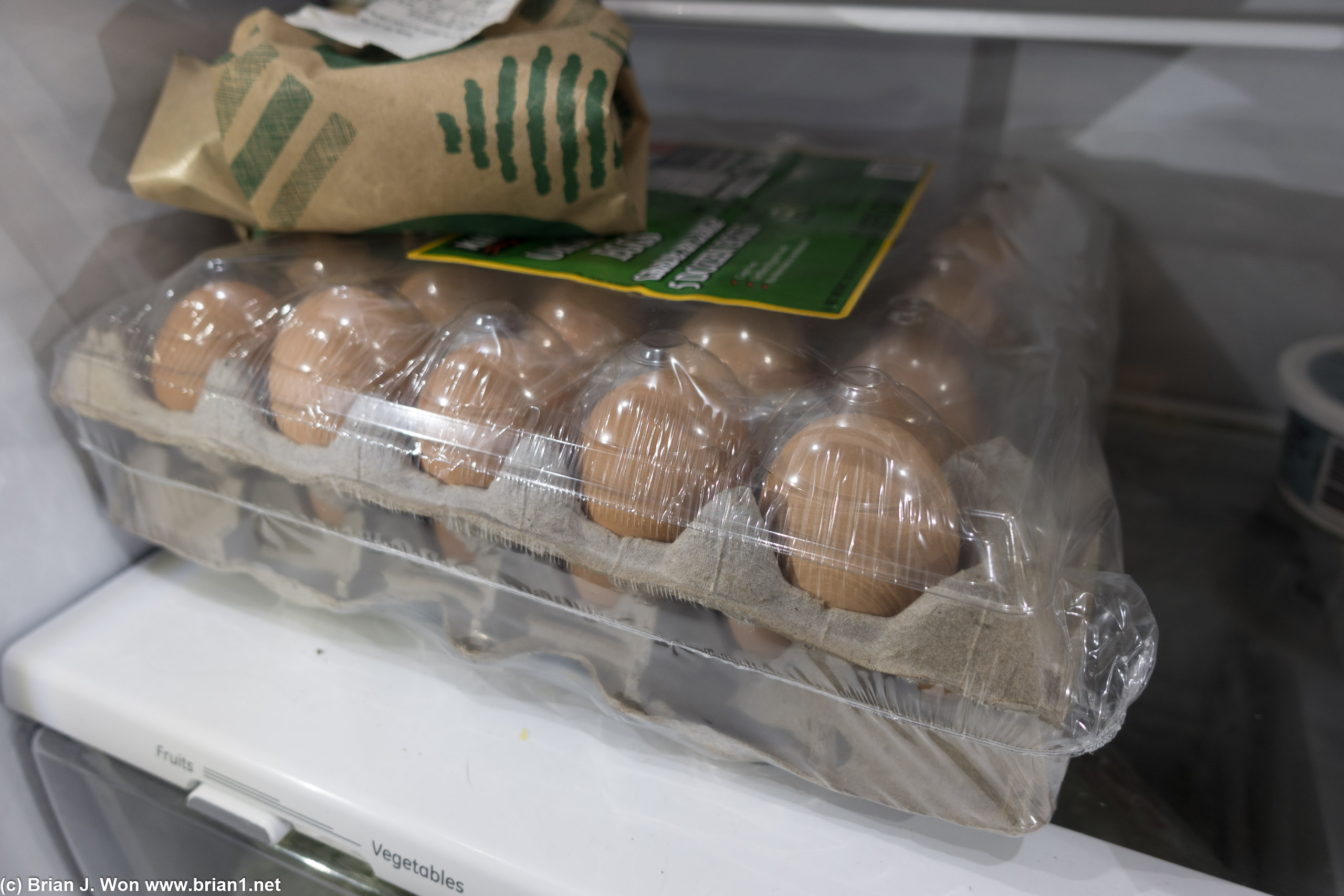 You know your friends are doing okay financially when they can afford more than a dozen eggs.