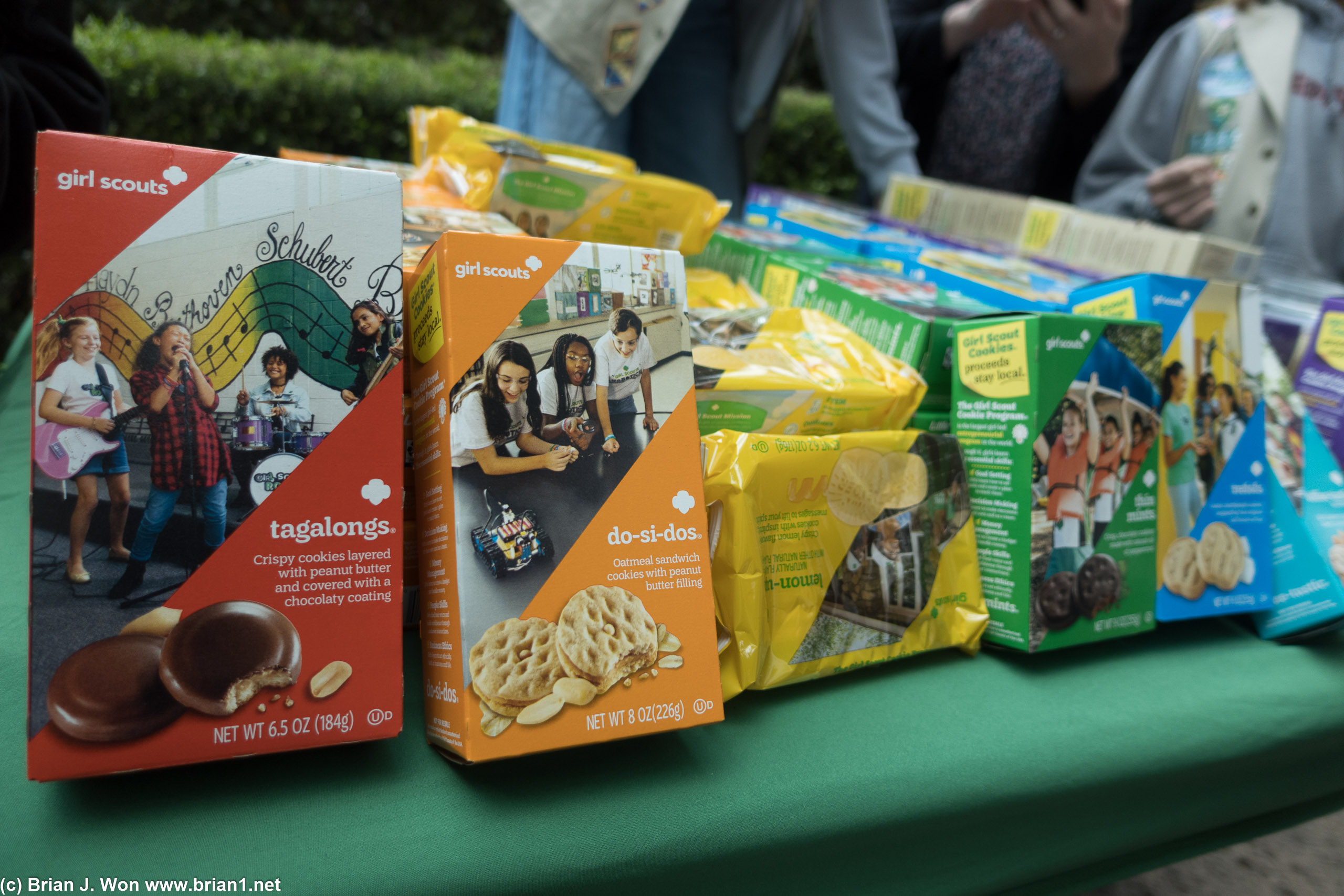Girl Scout Cookie time has arrived.