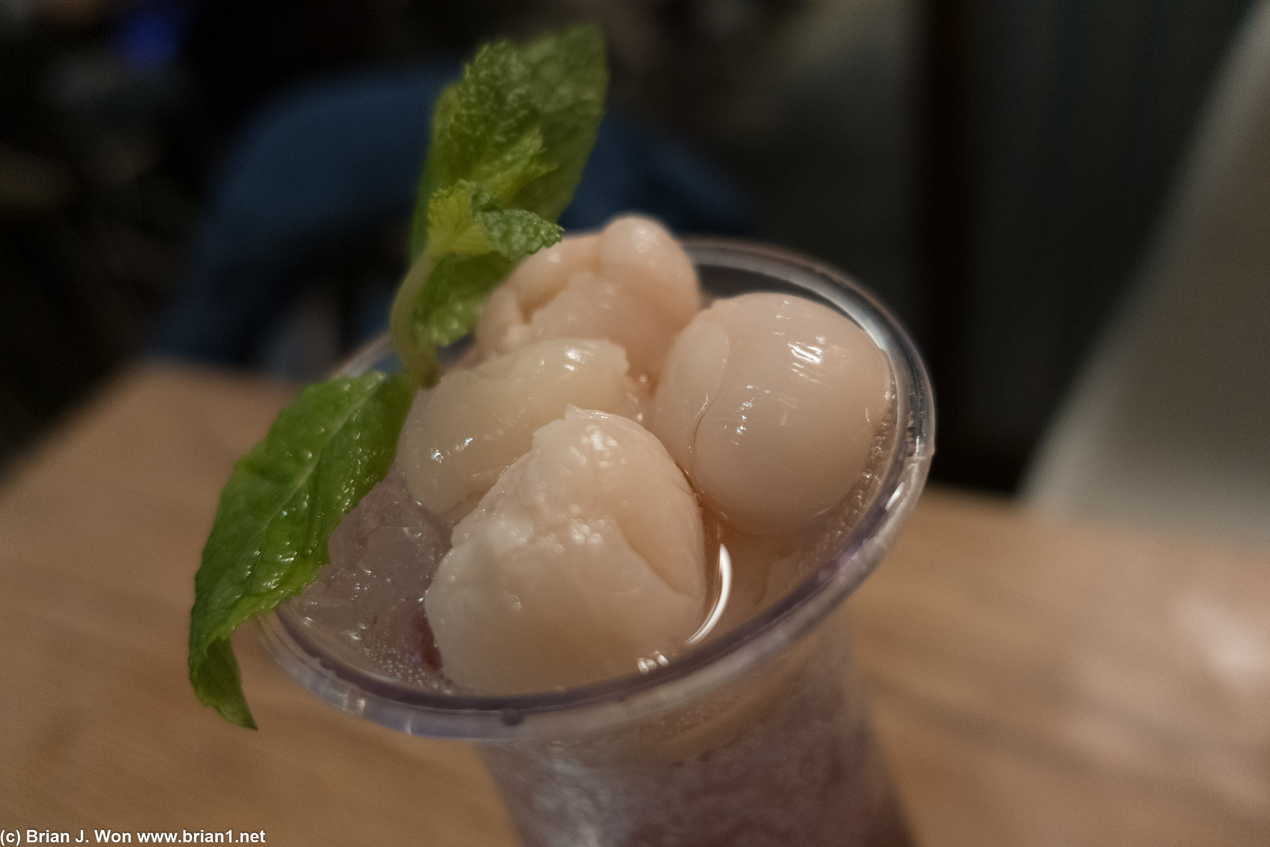 Lychee pomegranate.