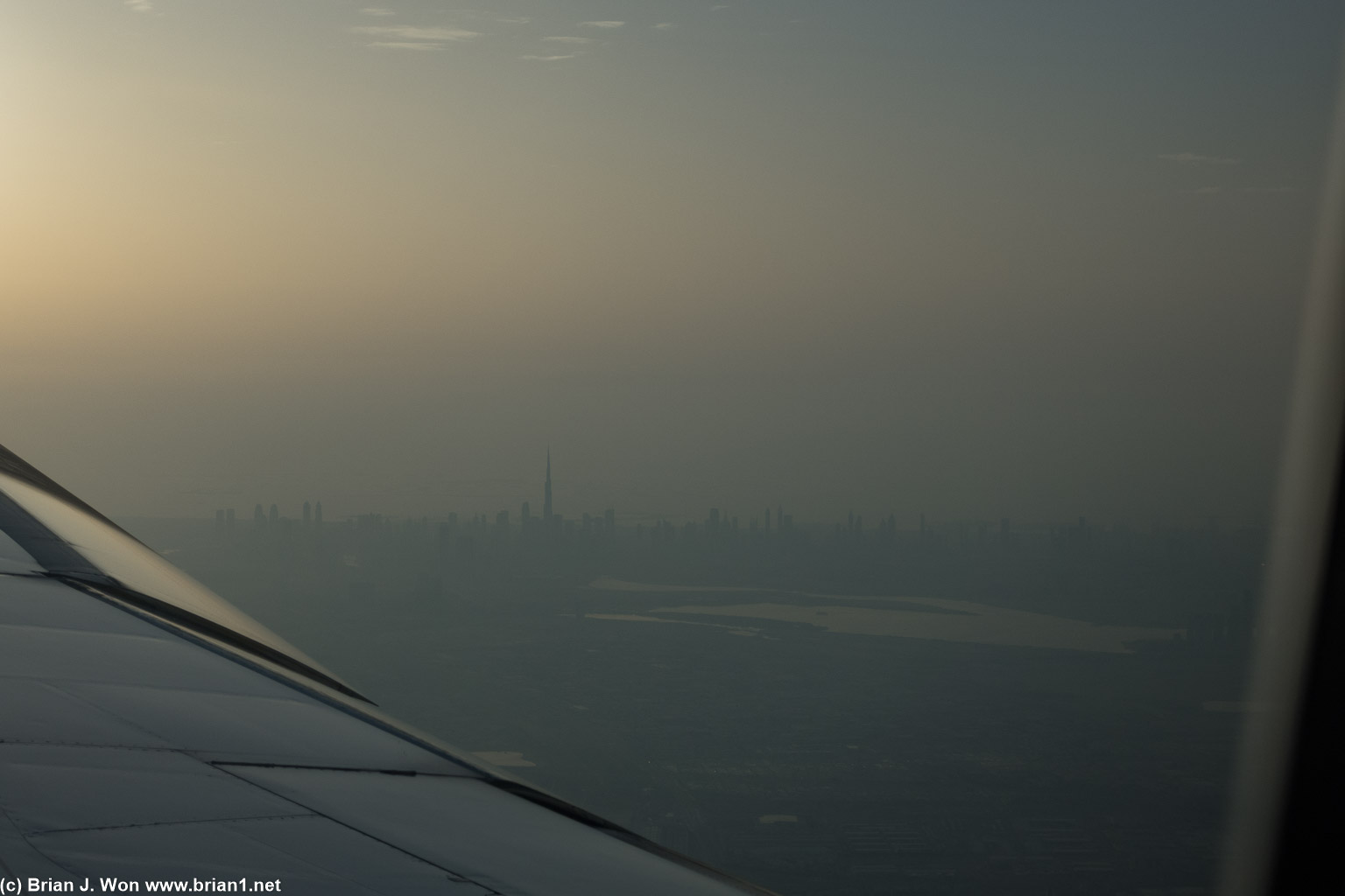 Dubai in the distance.