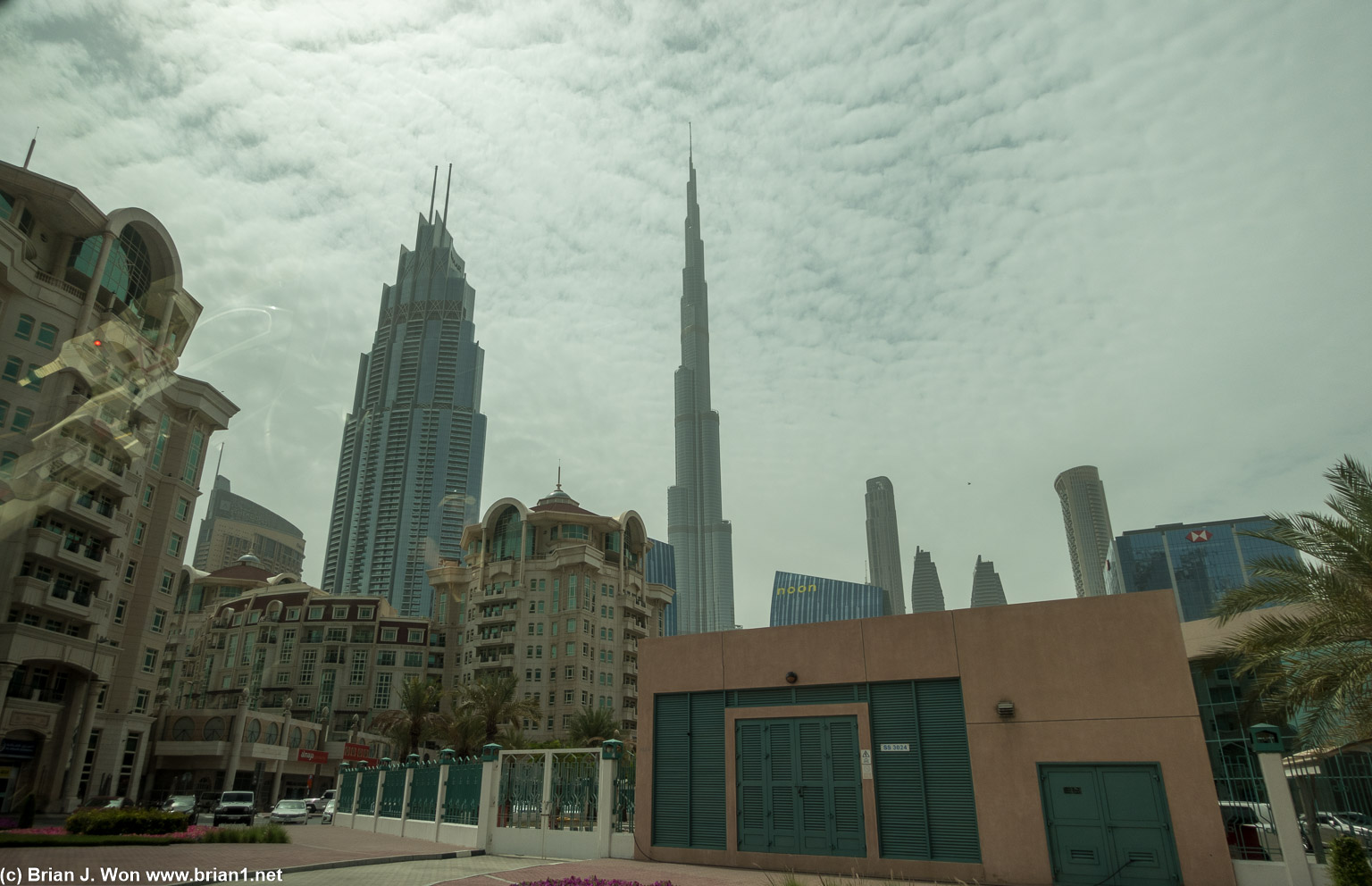 Burj Khalifa front and center.