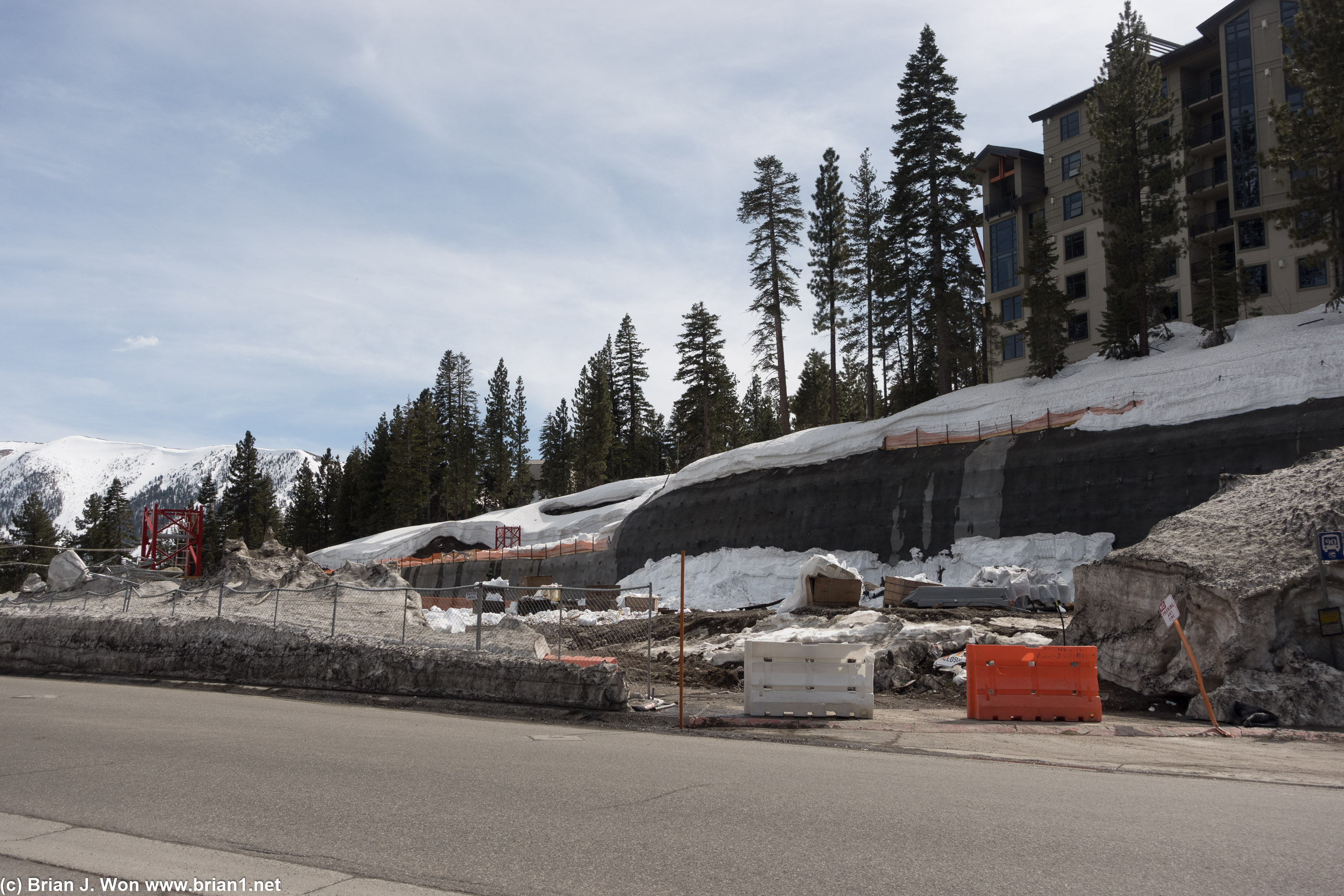 Limelight Mammoth Hotel & Residences under construction.
