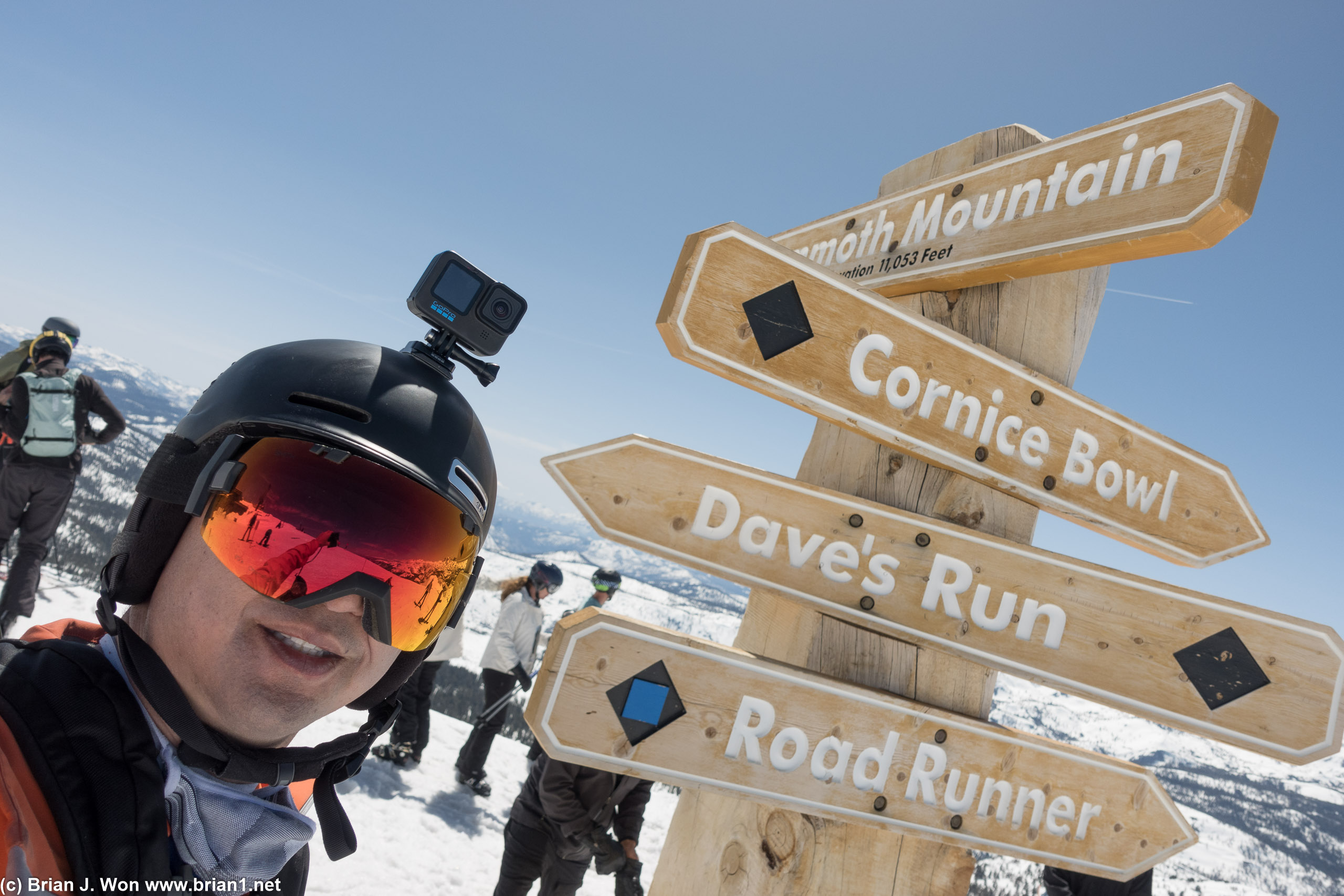 Summit of Mammoth Mountain.