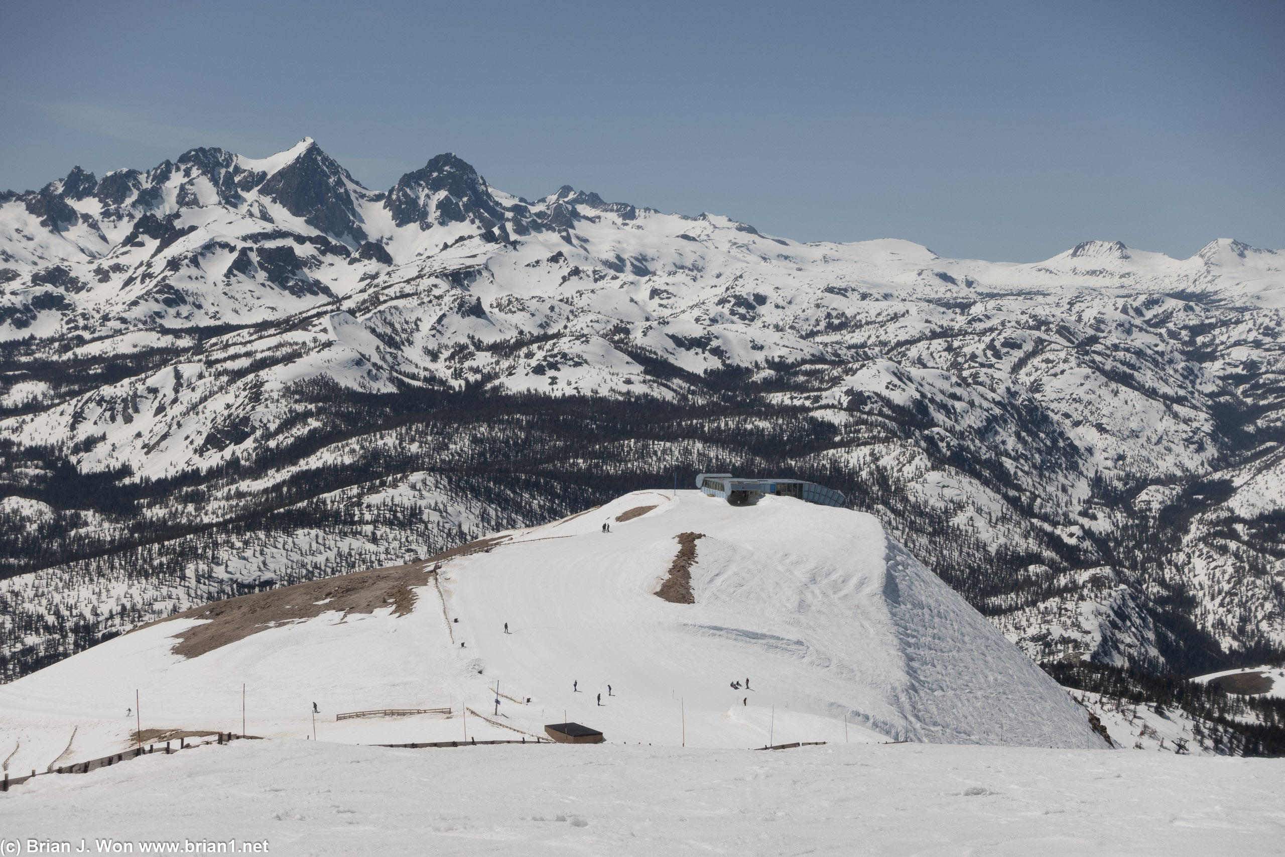 Looking down at Chair 23.