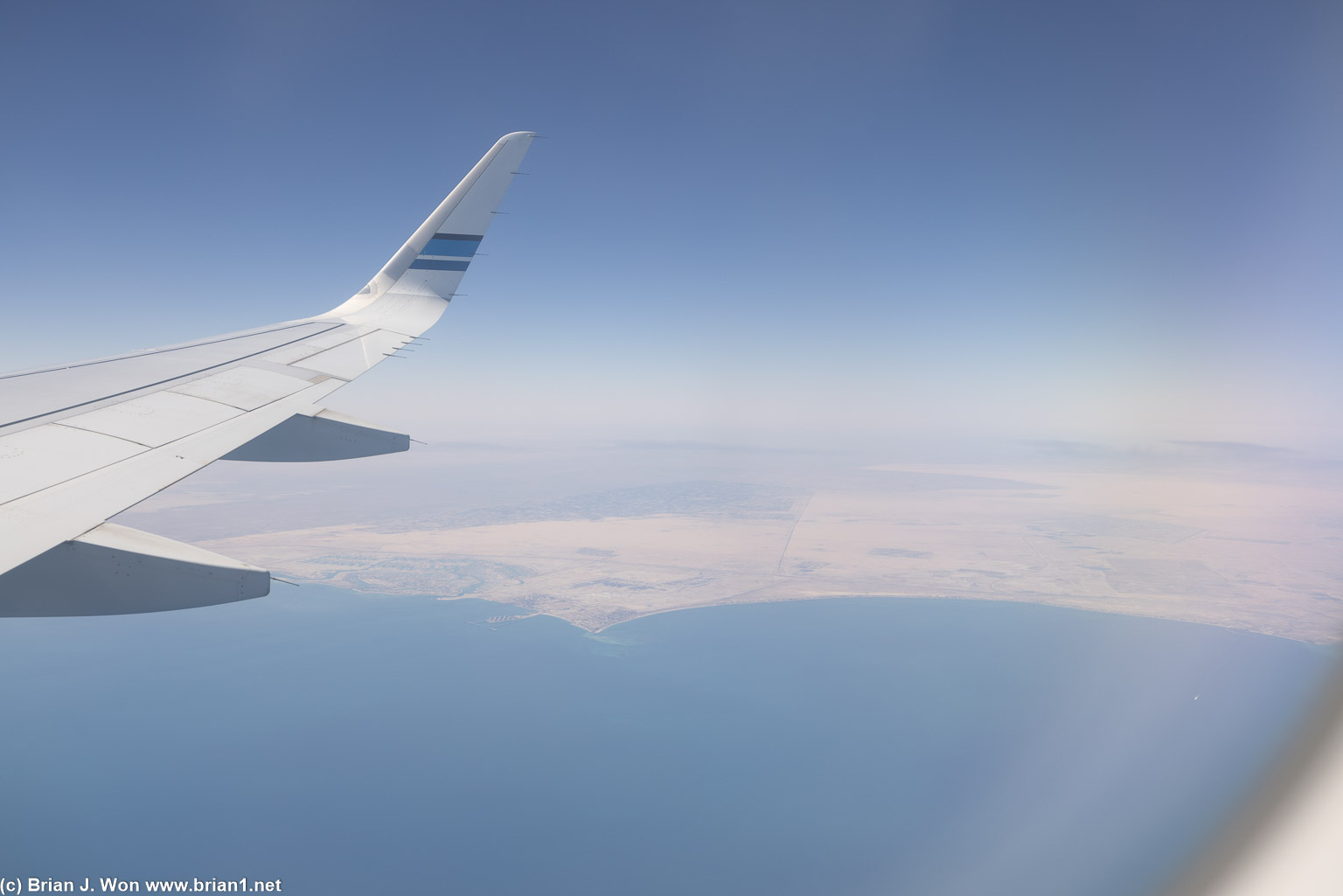 Taking off from KWI via Kuwait Airways.
