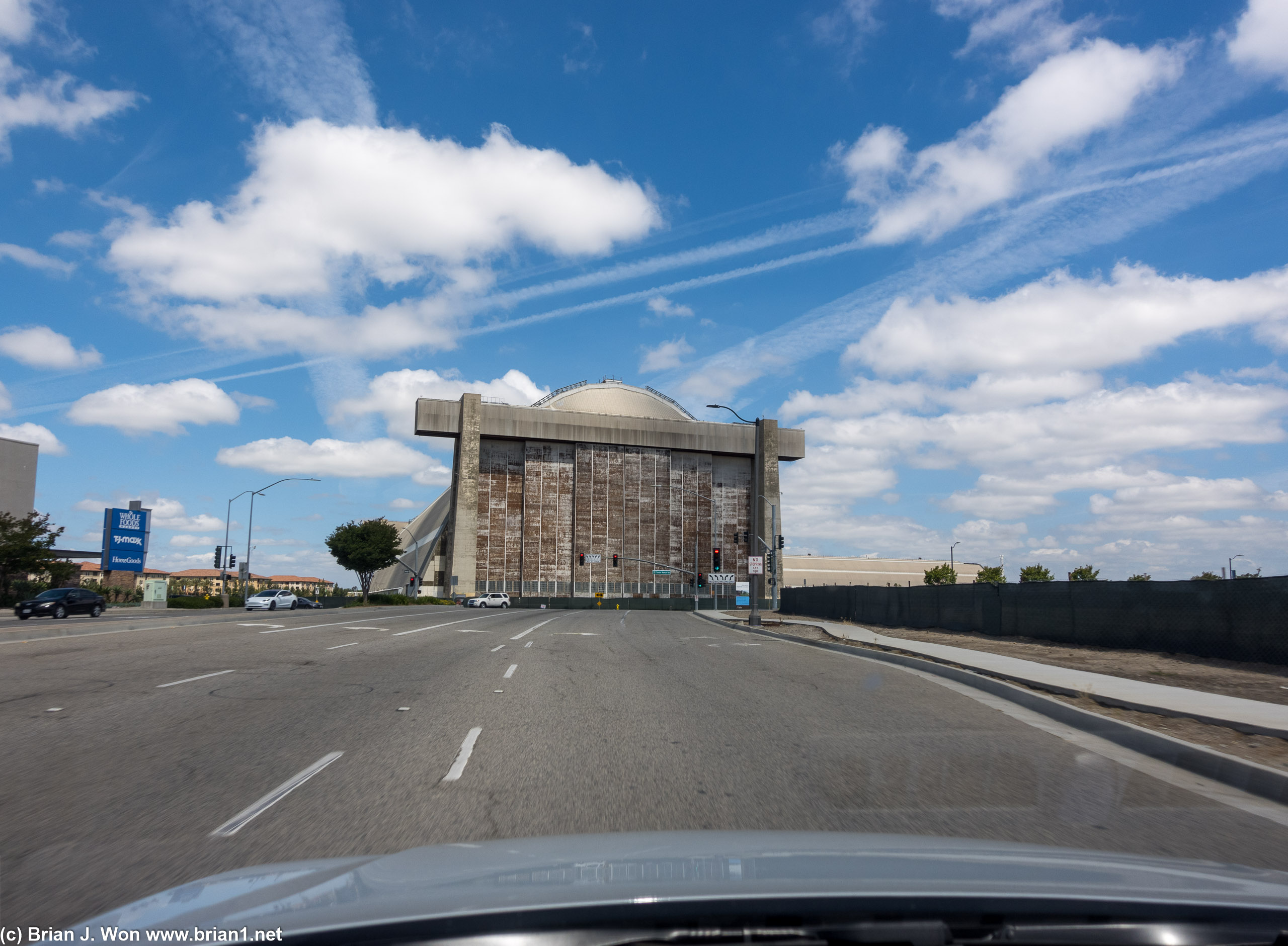 The hangars of the former Marine Corps Air Station Tustin.
