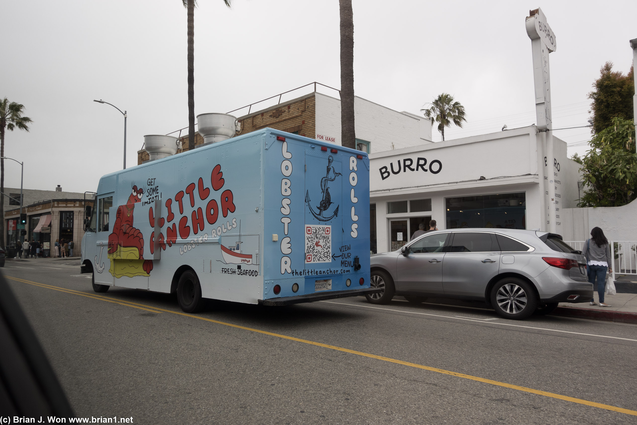 Speaking of newly famous food trucks, The Little Anchor driving by.