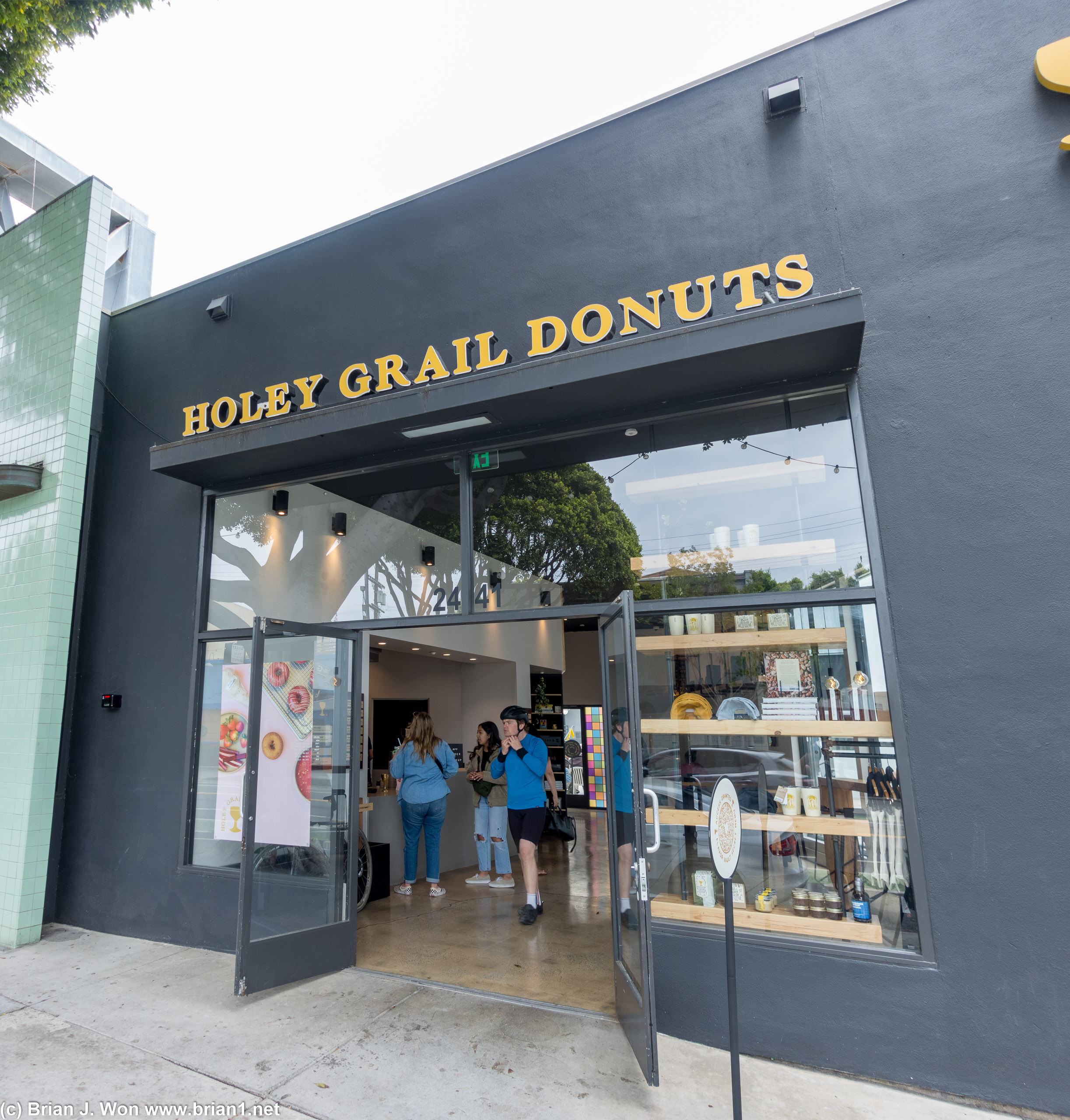 Front of Holey Grail Donuts.