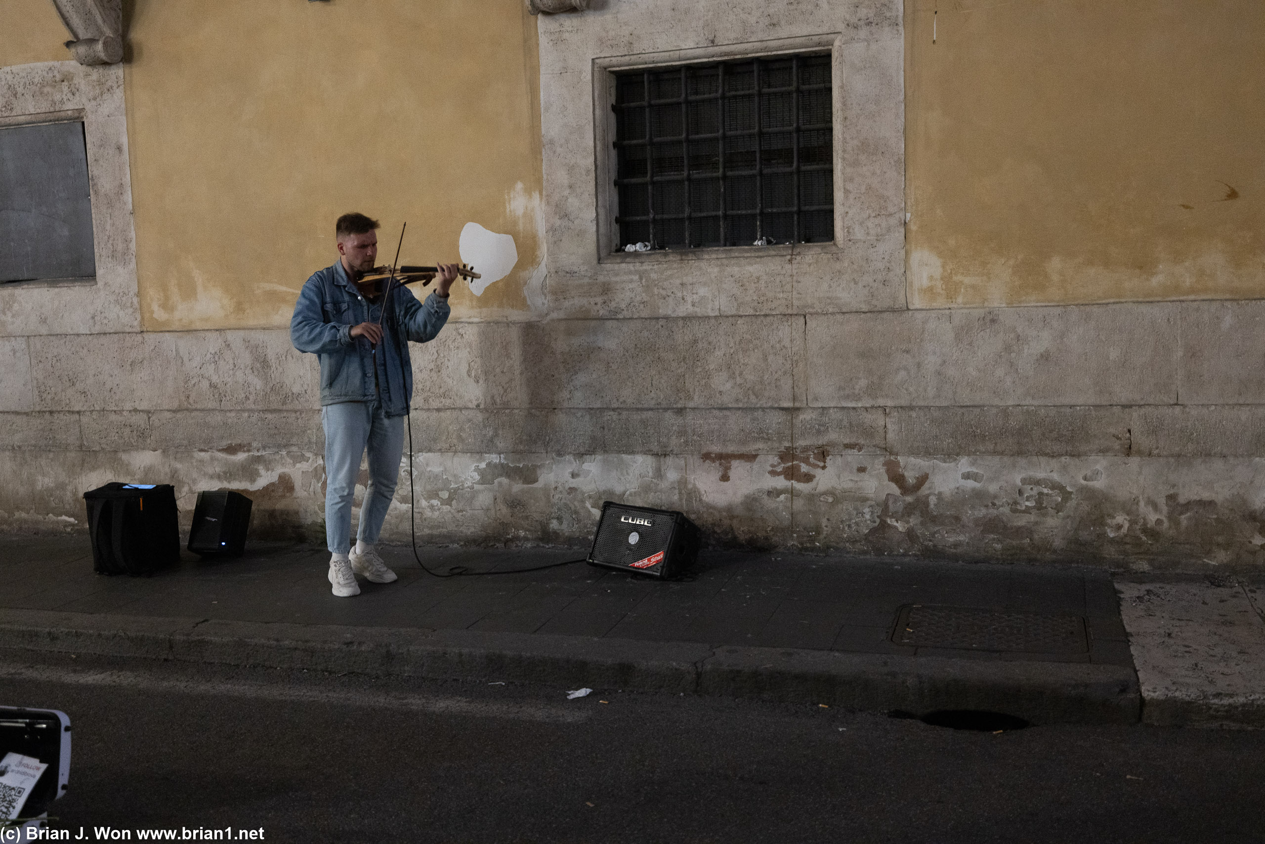 Street musician.