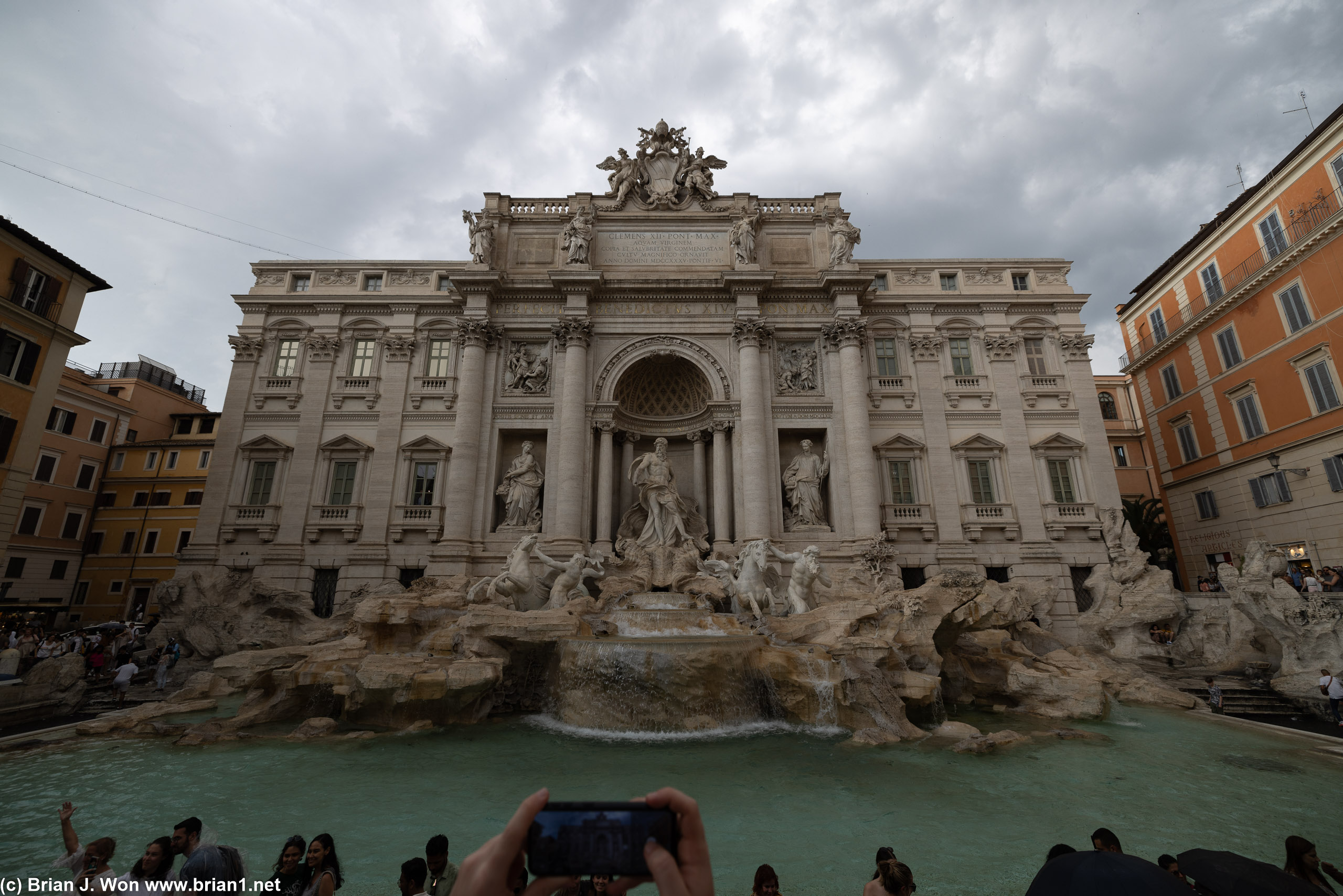 Trevi Fountain.