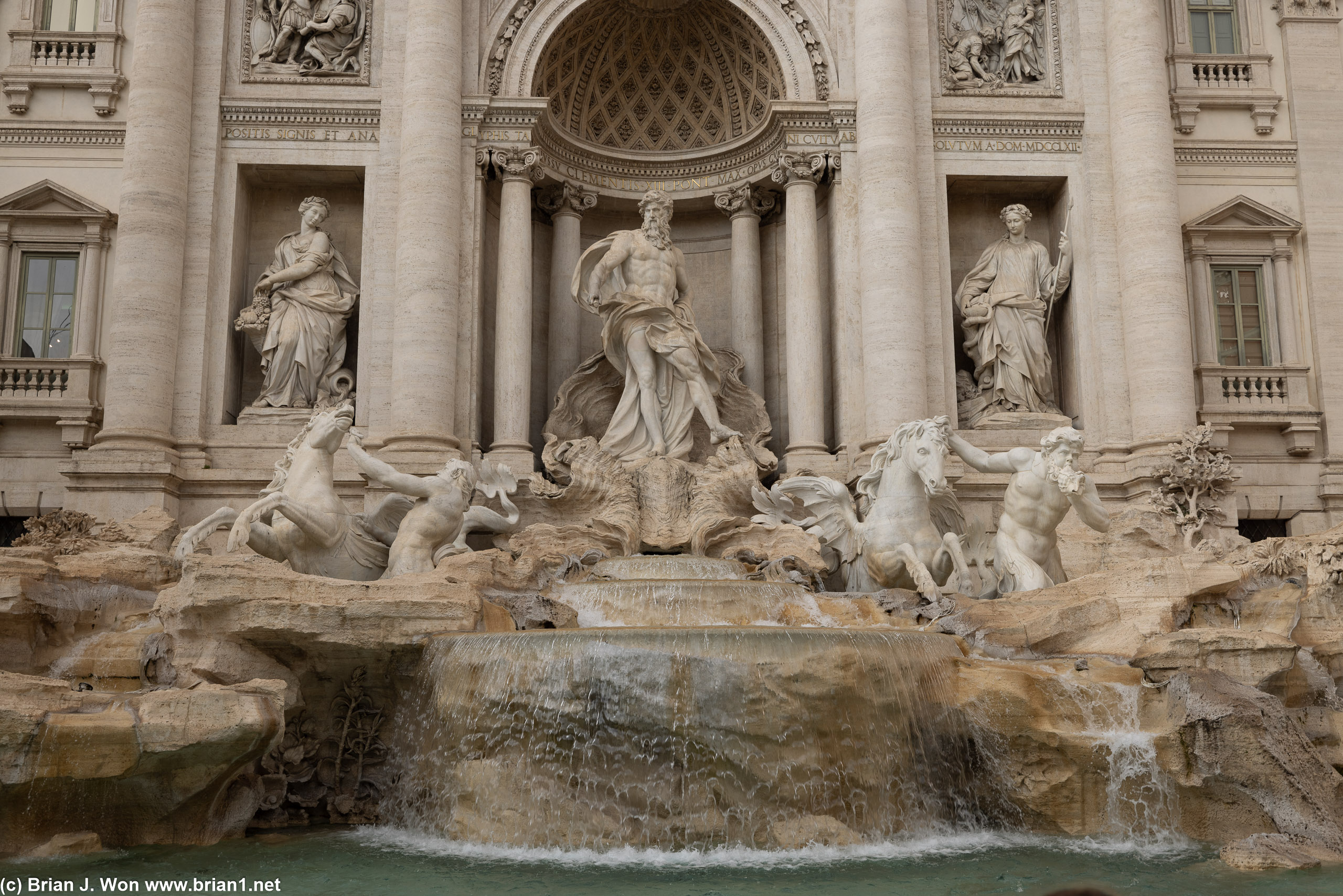 Trevi Fountain.