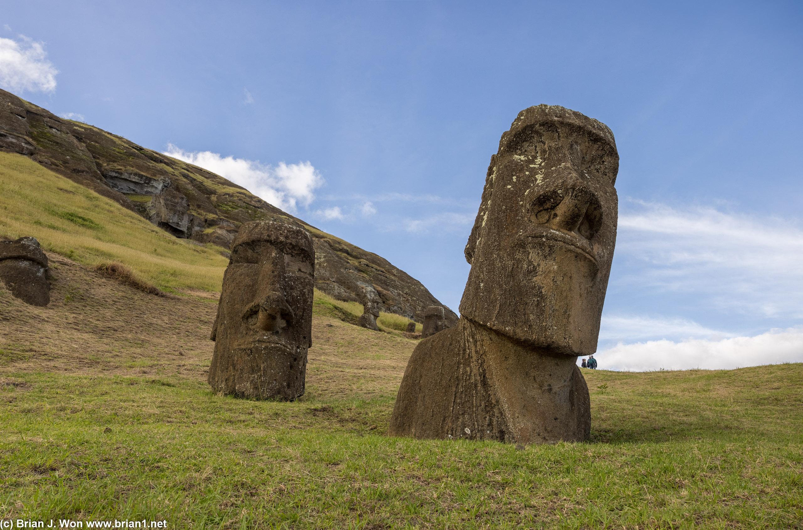 These two moai are famous, I think they were a National Geographic cover.