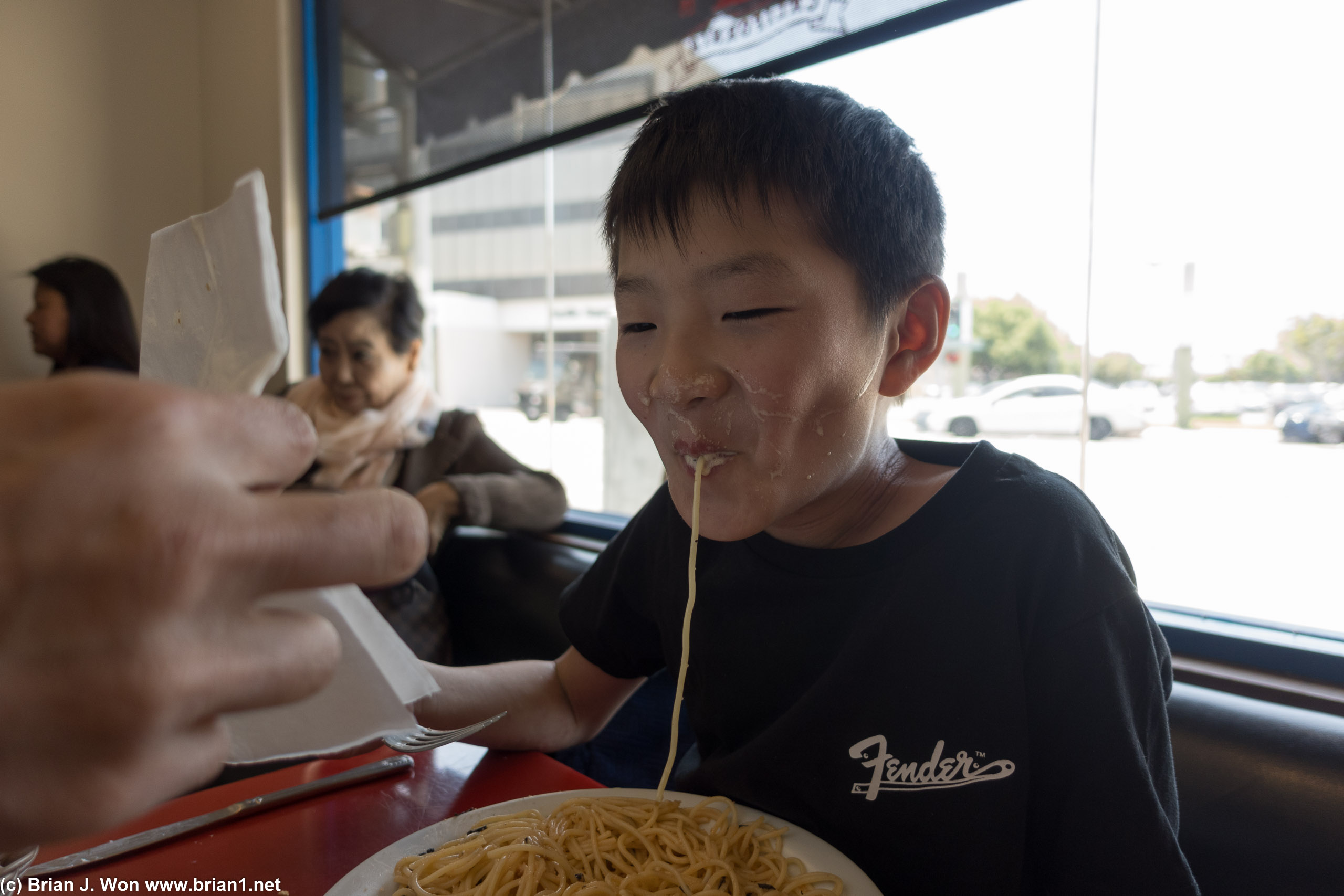 Noodles: 1, Mason: 0.