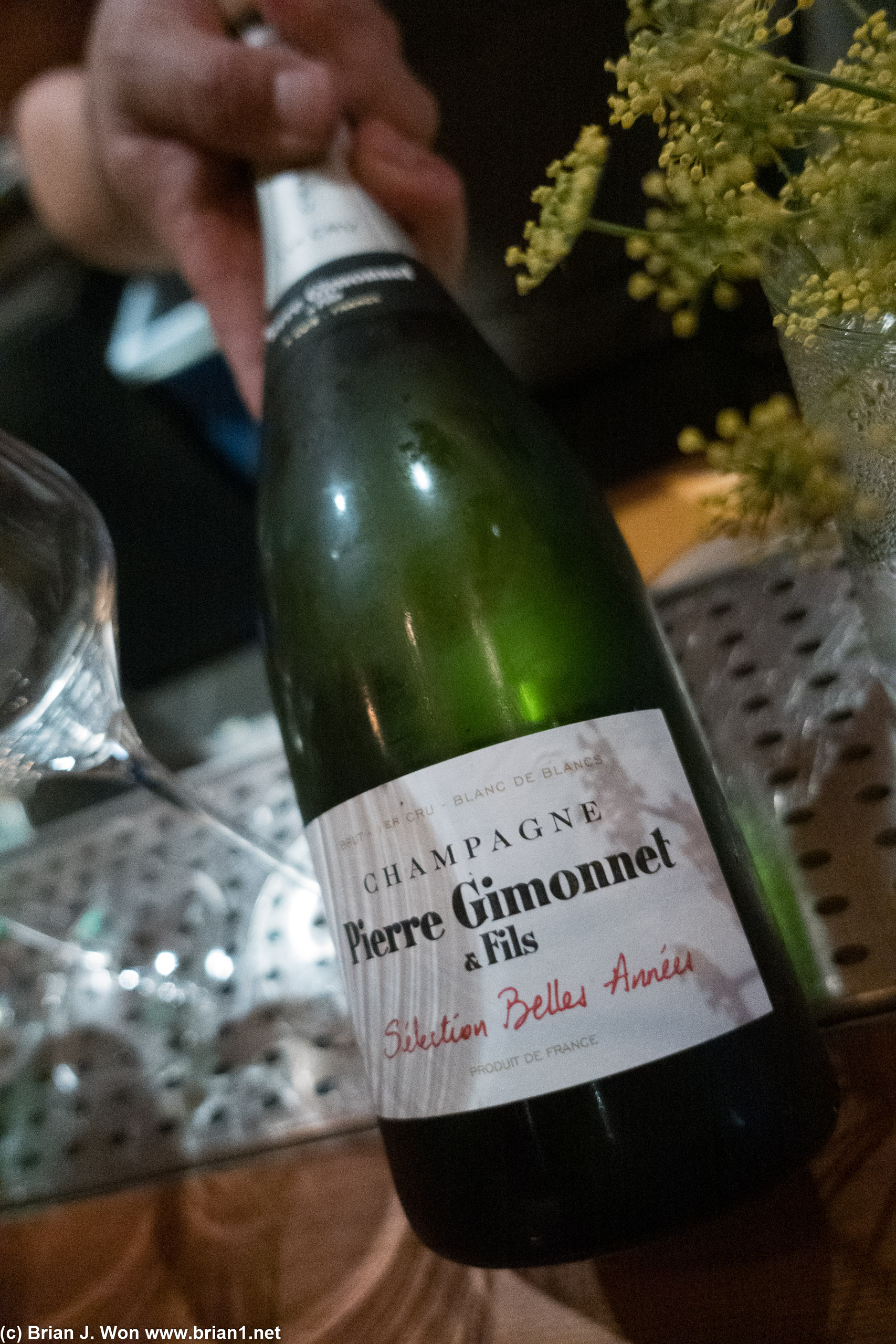 Pierre Gimonnet & Fils Selection Belles Annees. Very crisp, not particularly fruity.