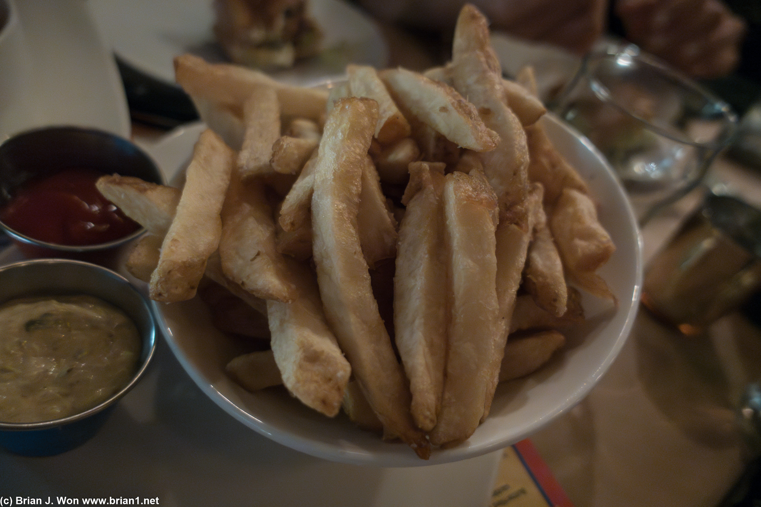 French fries hit the spot.