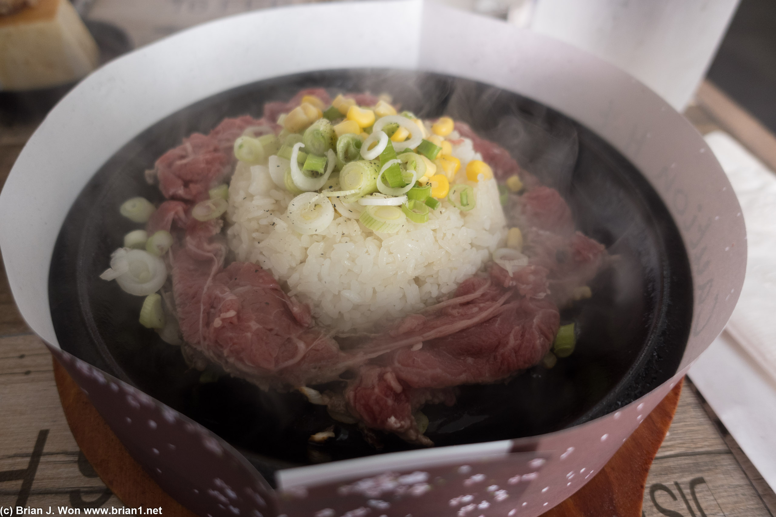 Sizzling Lunch.