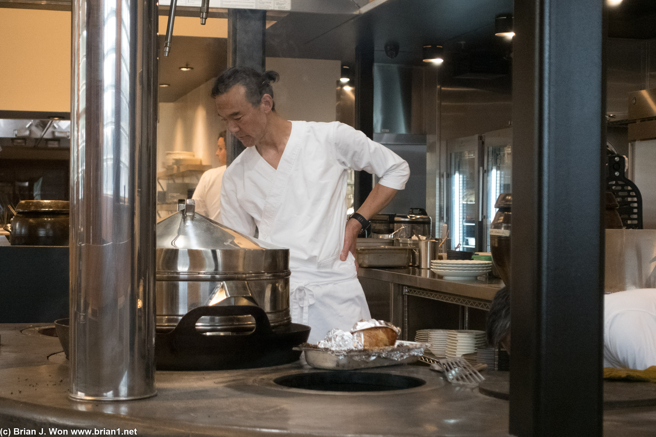 Chef Junya Yamasaki hard at work.